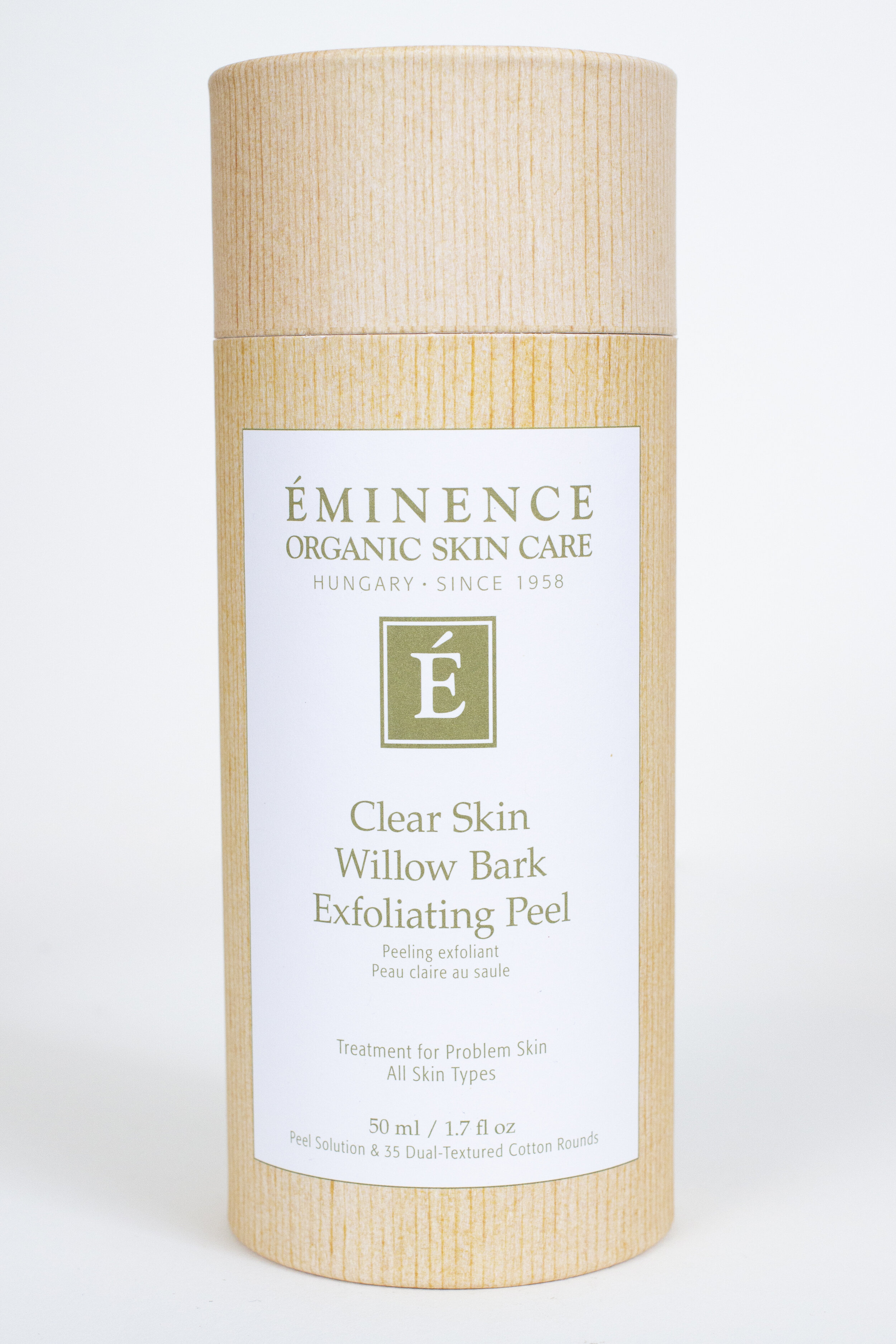 eminence clear skin willow bark exfoliating peel