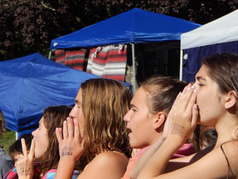 Cheering on Teammates