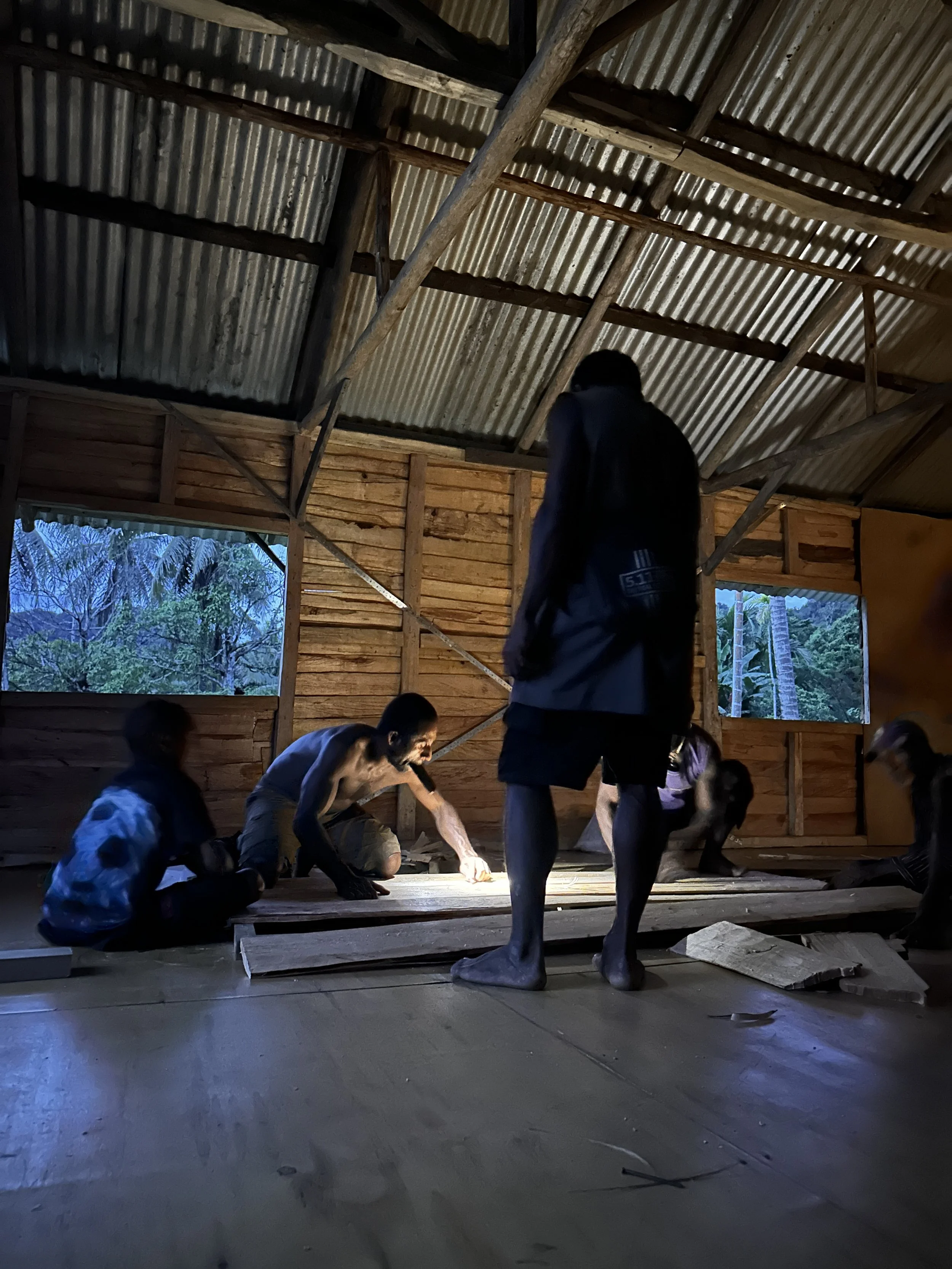  The guys have worked into the night making it as nice as they possibly can. I have been encouraged by the few that have worked faithfully. 