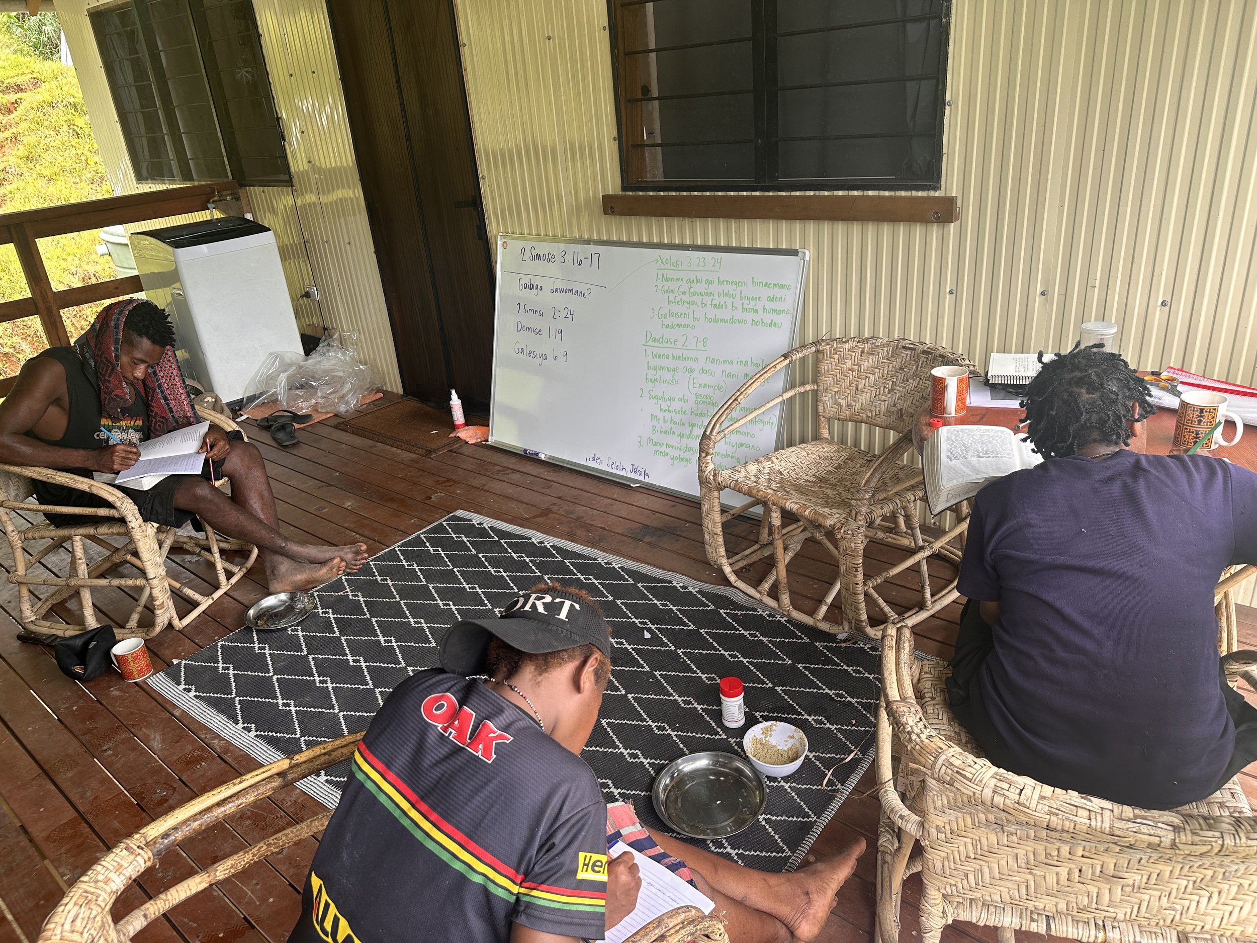  Been training and discipling the teachers three days a week. We have studied to see what God’s Word says about how we are to lead and serve 