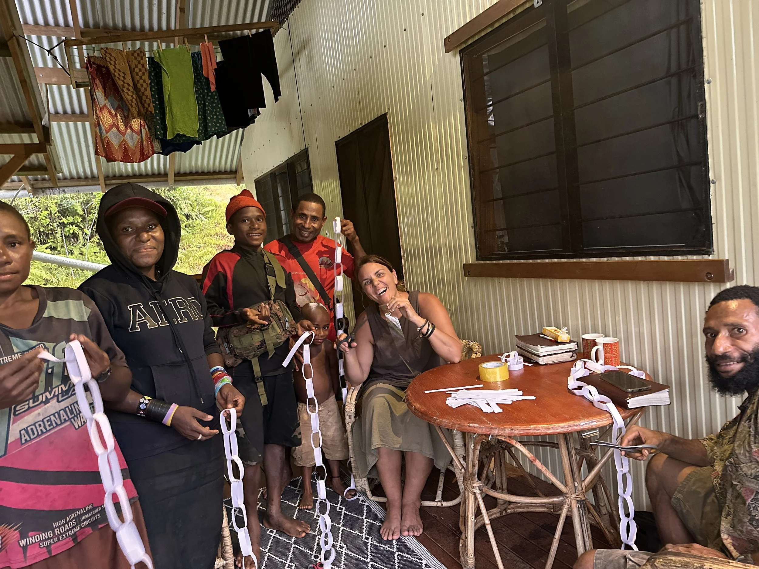  For Christmas, we made a paper chain with 400 links representing the 400 years of silence that the Israelites waited for the coming Messiah.  