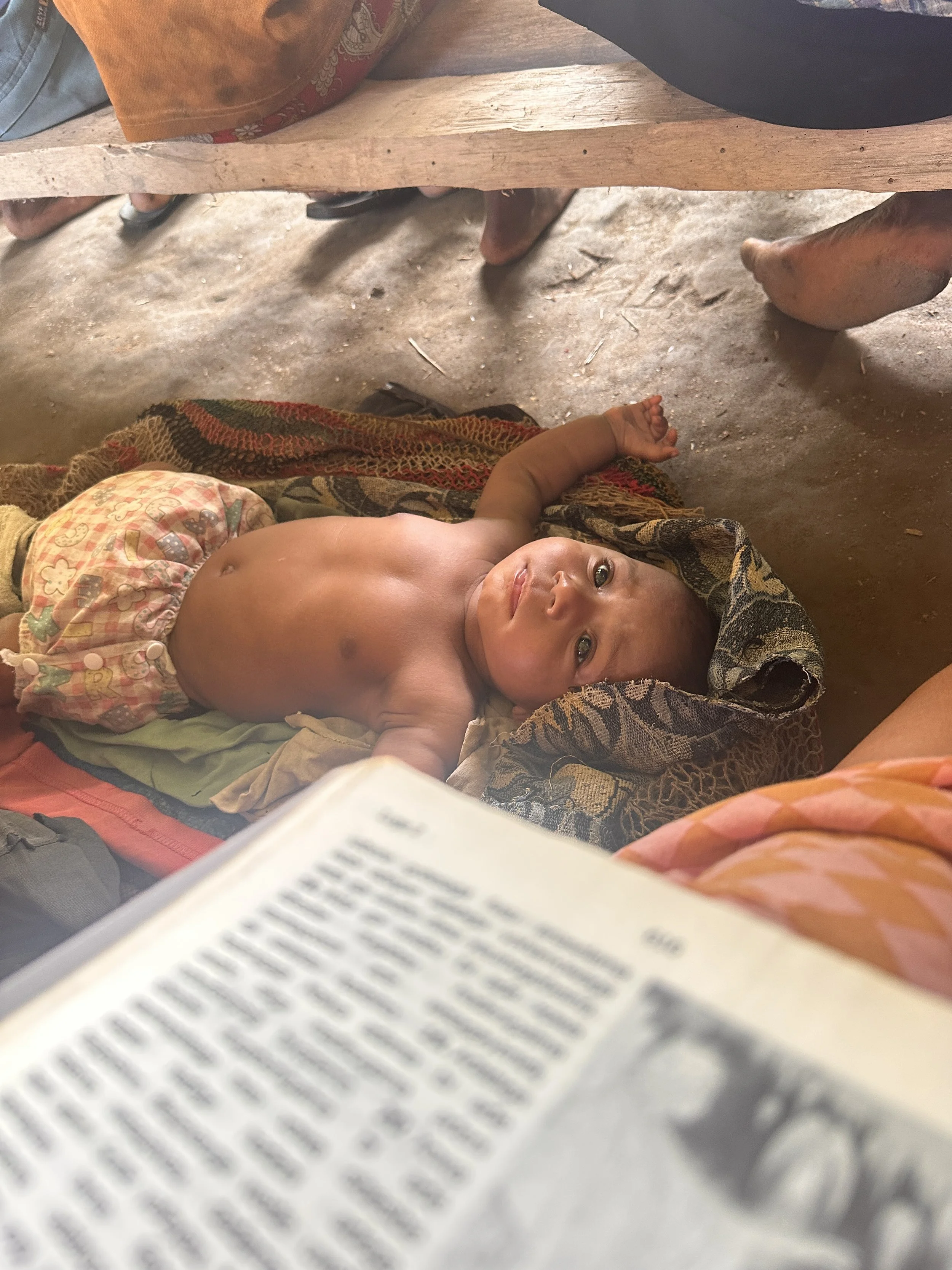  We met every day as a church the week of Christmas. Our numbers were few but it was a tender time remembering and being in the Word with other believers every day. Those who were there were blessed, I was too. 