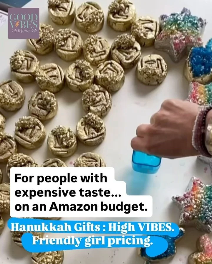Happy CHALLAHdays 🕎✡️
Luxe vibes on an Amazon budget.
Crystal cookies for every type of girlie&mdash;
including the Jew-ish ones celebrating both.

High-end energy, friendly girl pricing. ✨