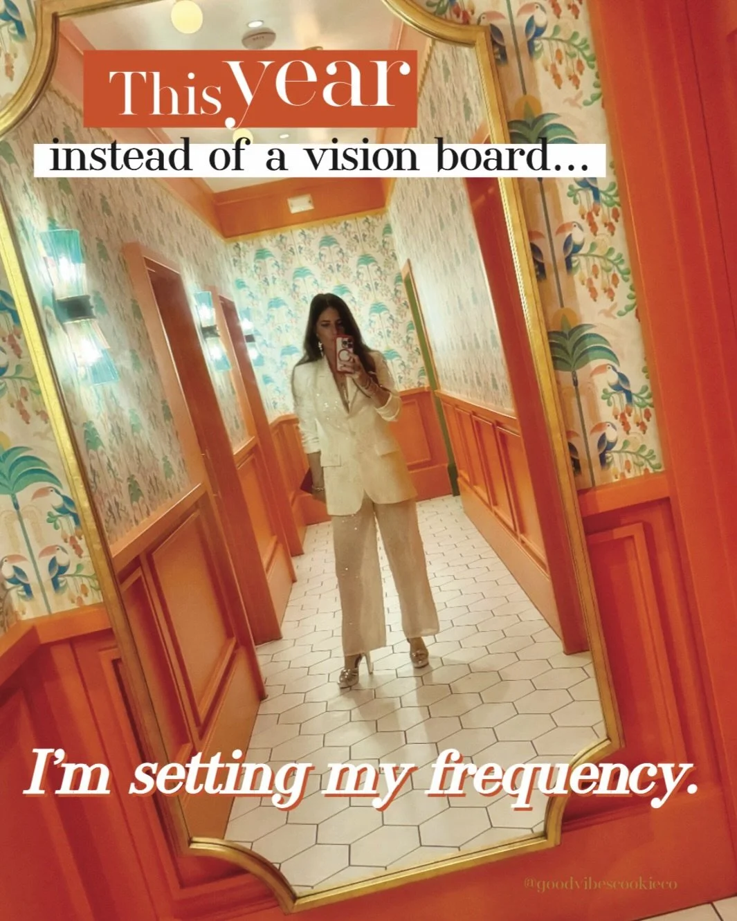 Everyone&rsquo;s making vision boards.

I&rsquo;m setting my frequency ⚡️⚡️⚡️

Not resolutions &mdash; intentions 🪞

Not becoming someone new &mdash;

releasing what no longer matches my energy 🧲

Growth isn&rsquo;t a destination 🧭

It&rsquo;s mov