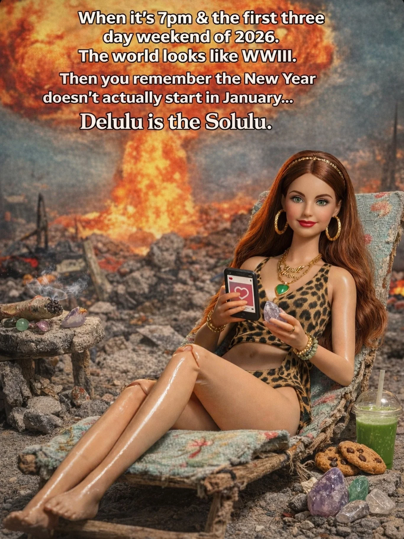 Some people meditate.
I sigh heavily &amp; call it emotional regulation.
Same thing.