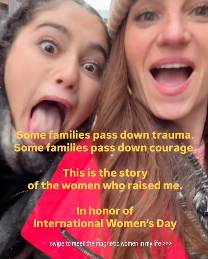 Generational triumph > generational trauma.

I come from immigrants who crossed oceans searching for more.

My grandparents believed something radical for their time &mdash; that their worth was their birthright.

My grandma became a mother again 