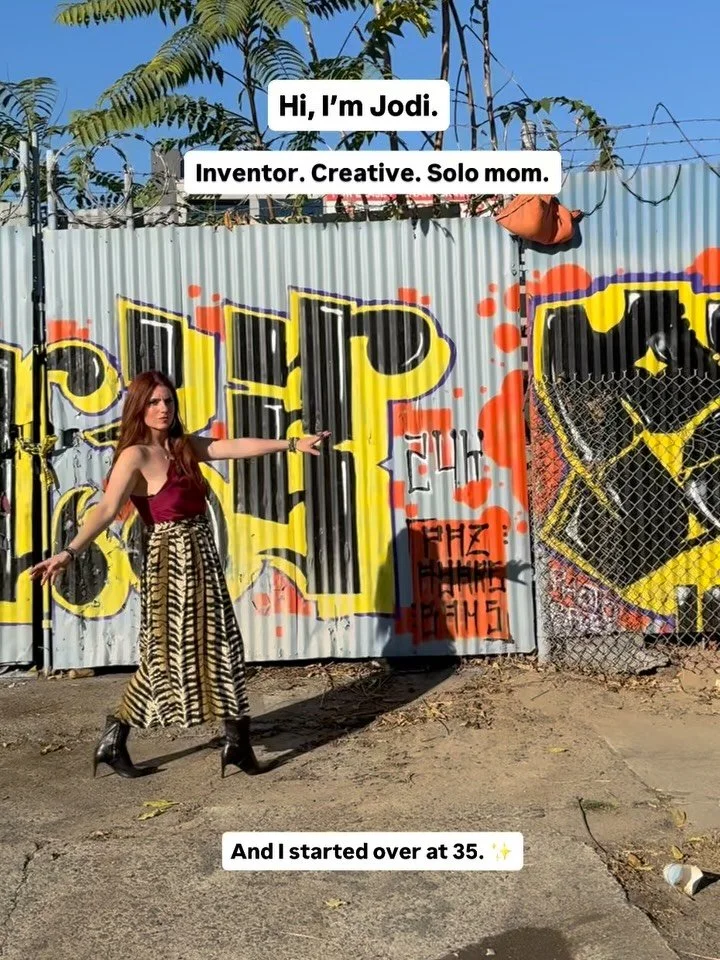 Hi, I&rsquo;m Jodi. ✨

Most people find me because a cookie stops them in their tracks&hellip;
but Good Vibes was never just about making something pretty.

It was born in a season of reinvention.🌱
A season where I had two babies, no perfect plan, &