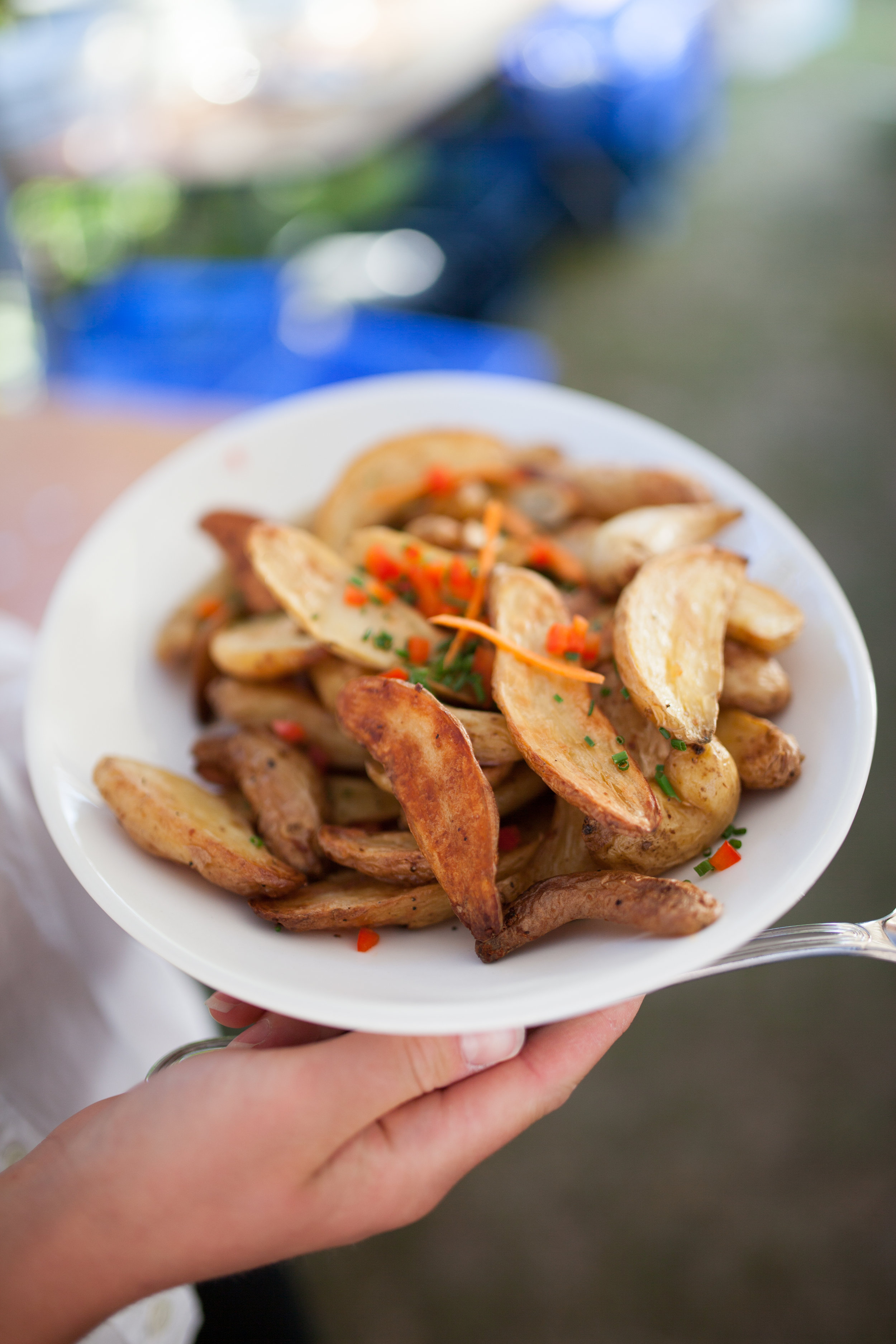 Potato fries buffet