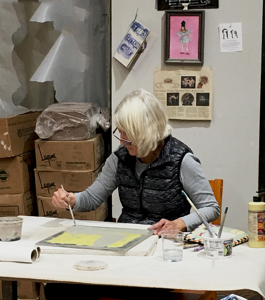  Artist in resident, Patty Klamser, Fall 2018 