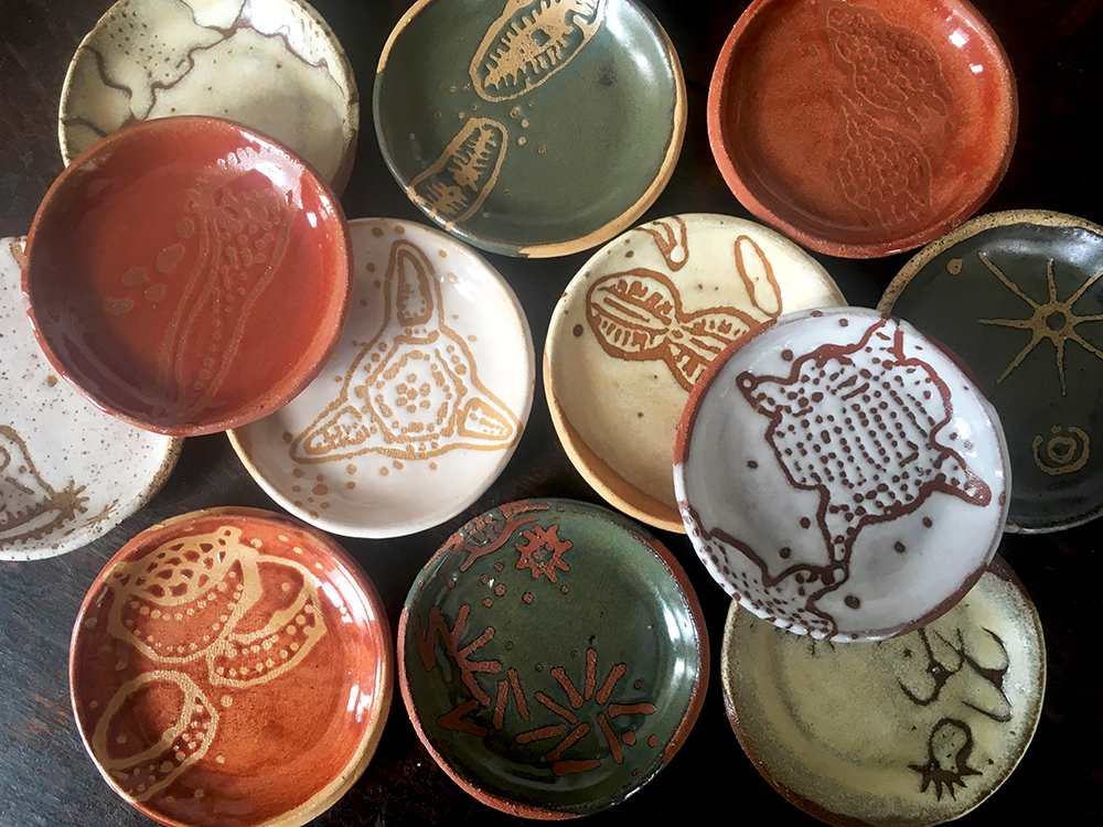 gang of 3” plates