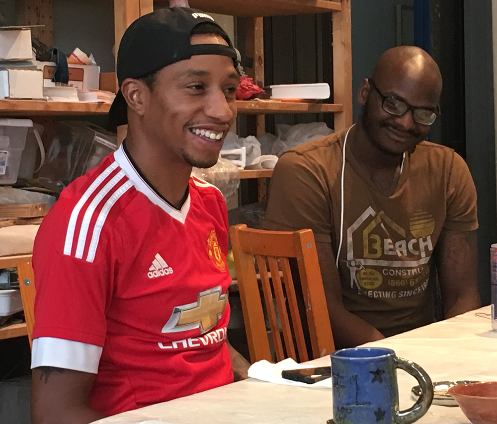 Most of these young men had never worked in clay and surprised themselves. The pride and care that went into their creative process beamed in their smiles and each completed piece. Each piece was truly a love letter to themselves and to those who had stood by them.
