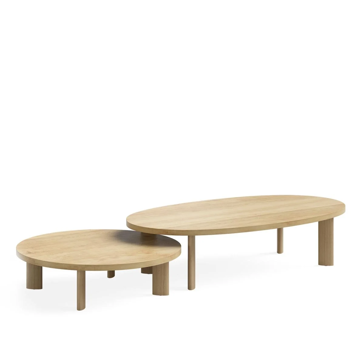 Round &amp; Oval Nesting Tables