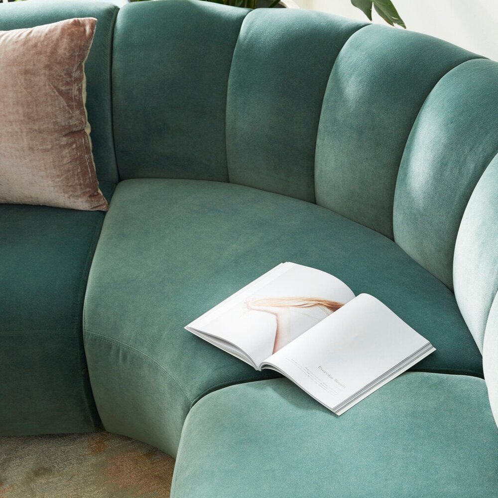 West Elm Work Belle Tufted Sectional