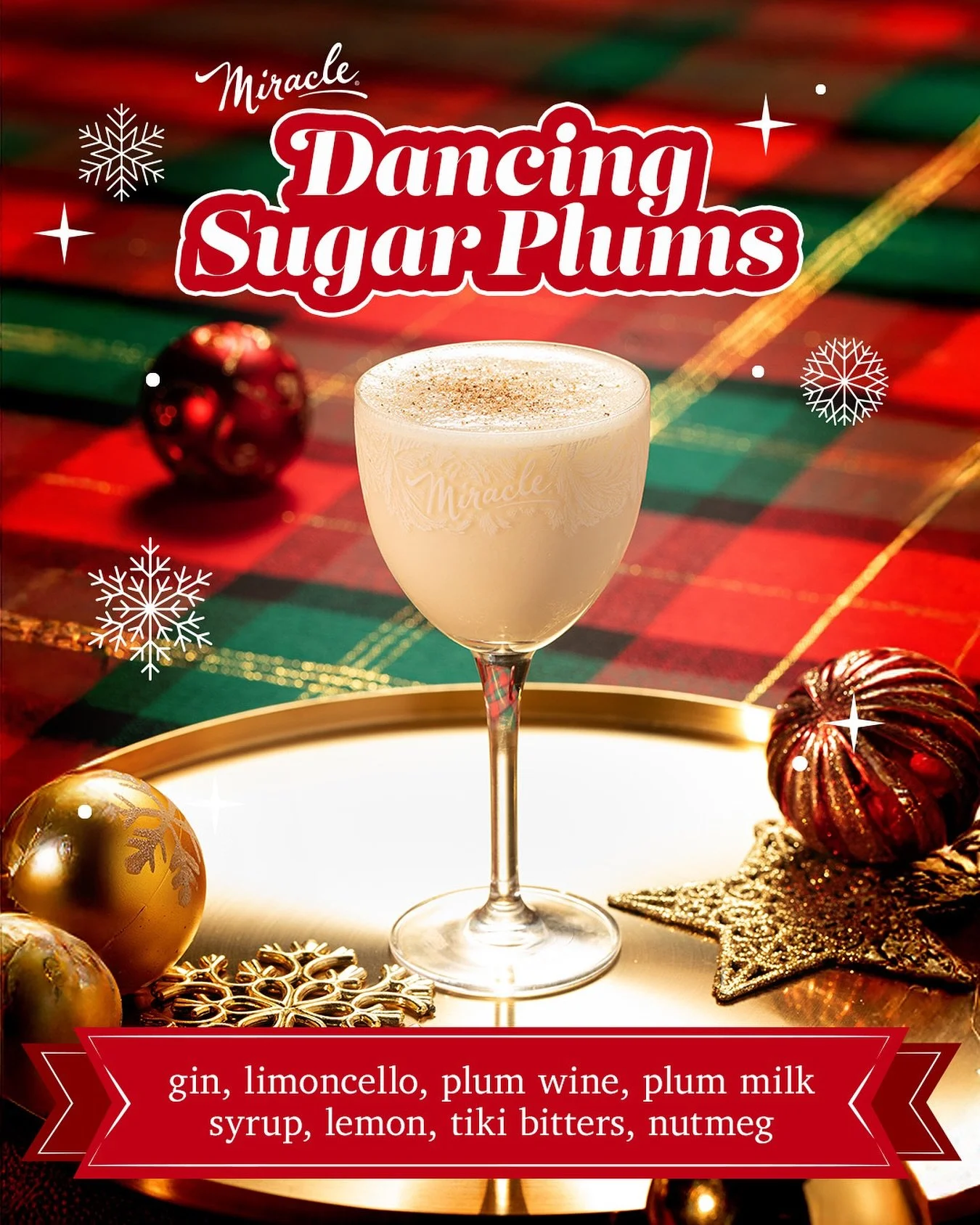 Visions of Dancing Sugar Plums are swirling in our heads?

New for the 2025 season, this dreamy sip blends plum, lemon, and a hint of nutmeg for pure holiday magic in a glass.

#MiraclePopUp #HolidayCocktails #MiracleOnMercer #MiraclePartner #Miracle