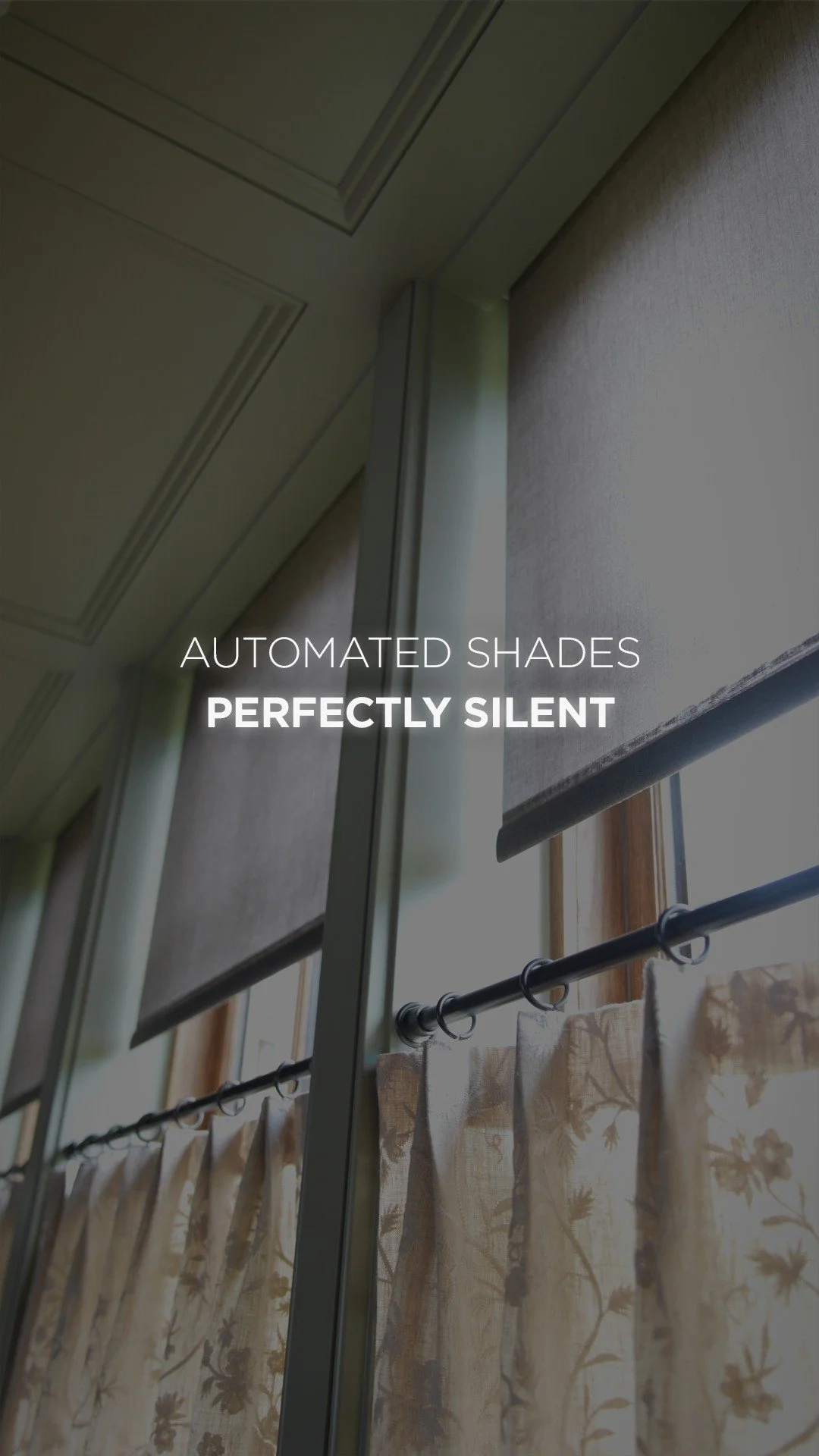 Silence isn't just a benefit, it's engineered.
Our custom shade systems operate in absolute silence and vanish entirely into the architecture when not in use. Invisible. Inaudible. Integrated to perfection, no compromise on design or performance.
-