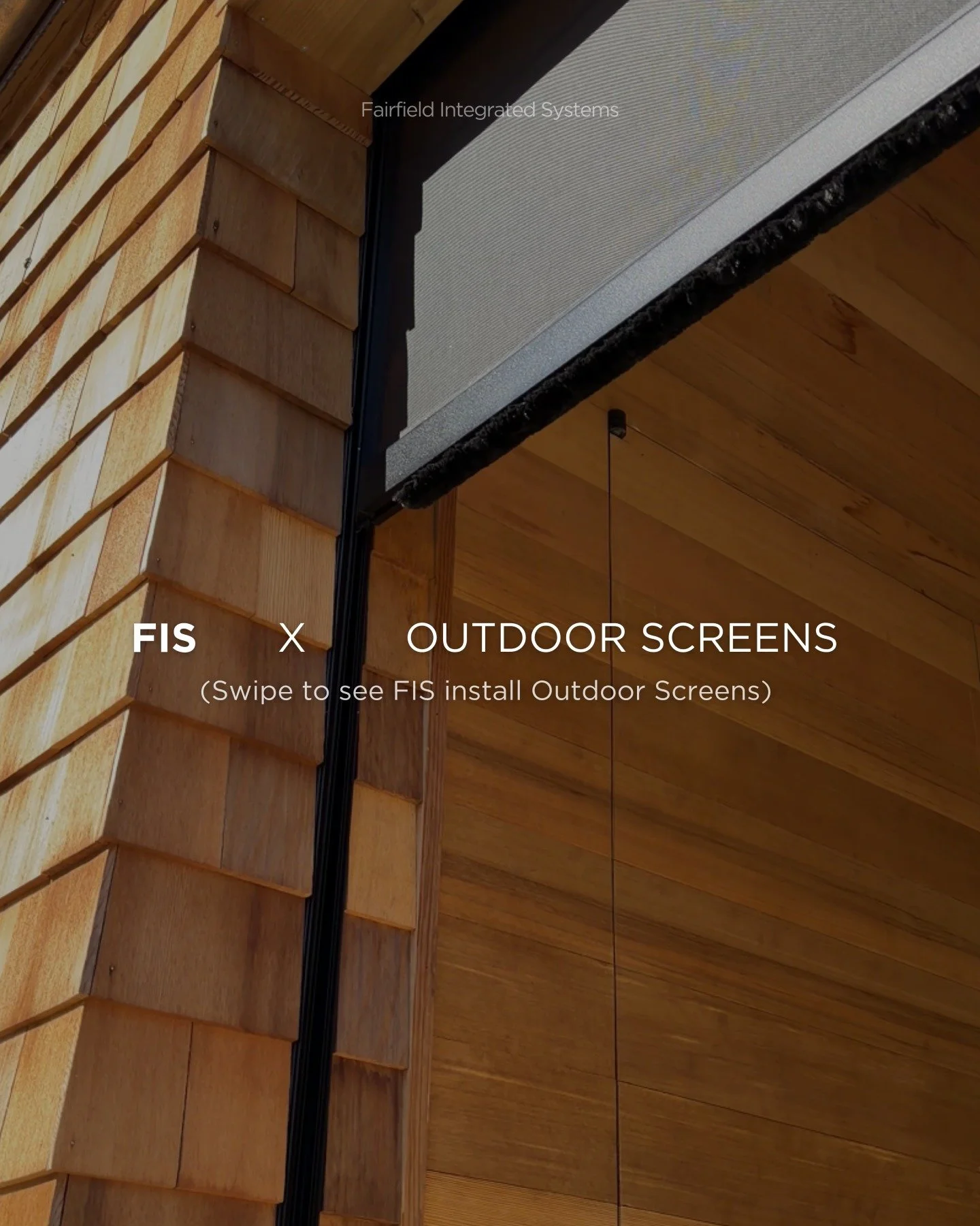 Redefining Outdoor Living with FIS' Smart Screens

Outdoor comfort should be effortless. Fairfield Integrated Systems installs smart outdoor screens that let you enjoy open-air living without compromise. They provide shade, privacy, and protection fr