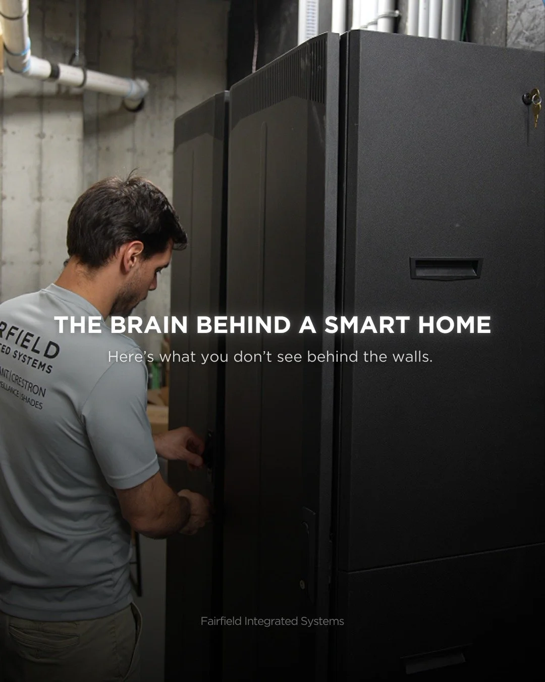 Here's what you don't see everyday

A truly smart home is more than what meets the eye. Behind the walls, complex systems connect lighting, climate, entertainment, and security to work in perfect harmony. Most homeowners never see it, but it is the t