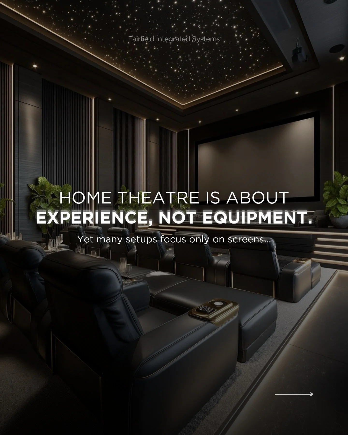 A real home theater is felt, not just seen.

Most setups focus on a bigger screen and forget everything else. Poor sound, visible wires, and no acoustic planning ruin the experience. A properly designed theater balances sound, lighting, layout, and c
