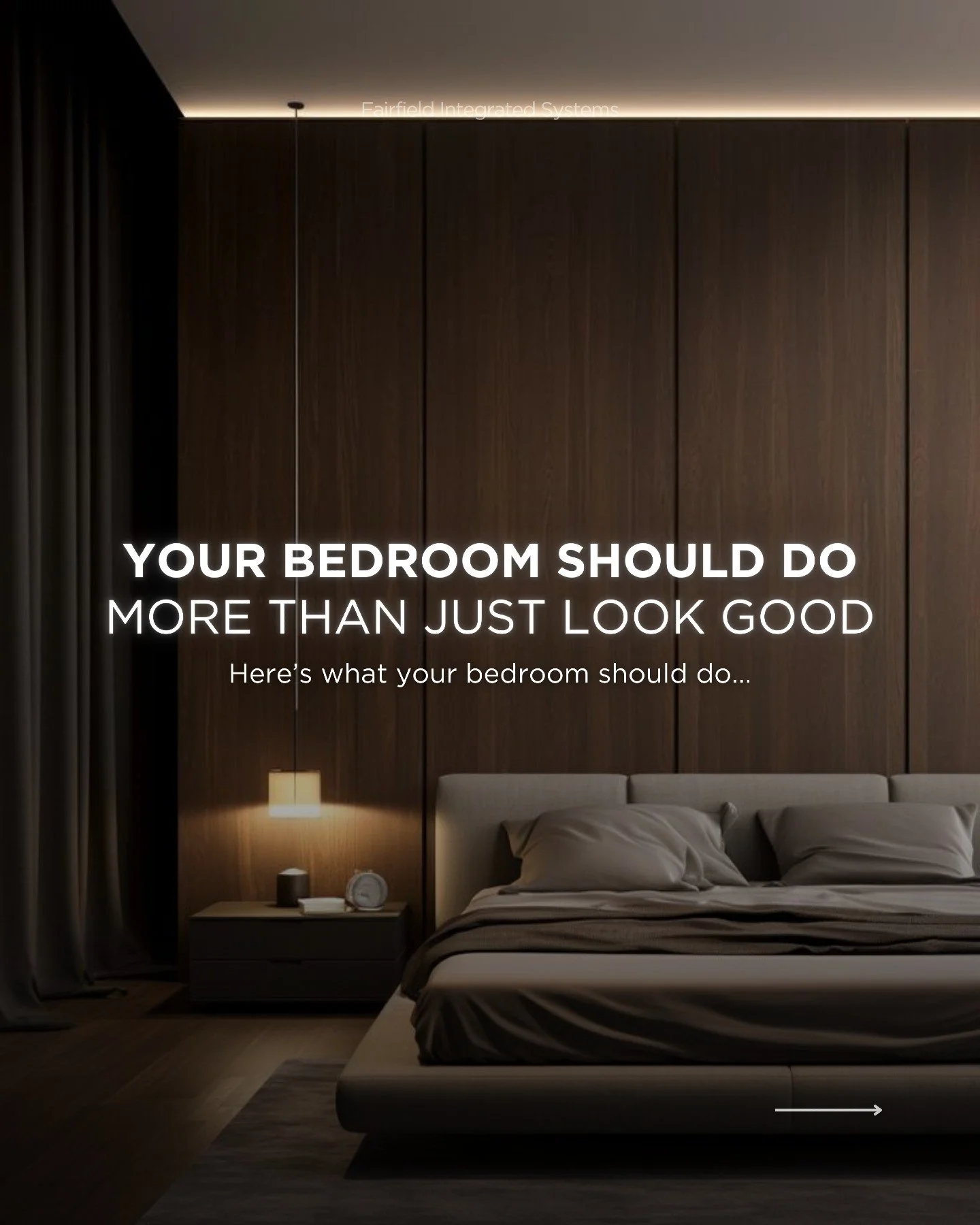 The one thing nobody tells you about a &ldquo;luxury&rdquo; bedroom.

Looking good isn&rsquo;t the goal. Sleeping better is. If you&rsquo;re still adjusting lights or changing the temperature at night, your bedroom isn&rsquo;t supporting your routine