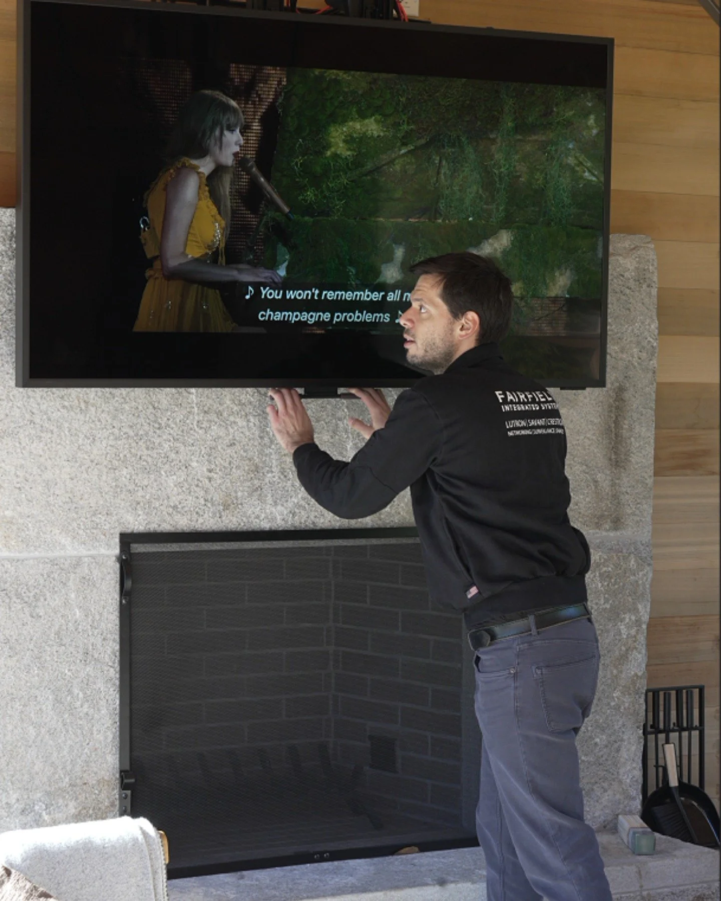 Would you watch more if your setup looked like this?

A properly installed and integrated TV changes how the whole space feels. No distractions, no messy wires, just a clean and seamless experience.

If you&rsquo;re ready to upgrade your home setup, 