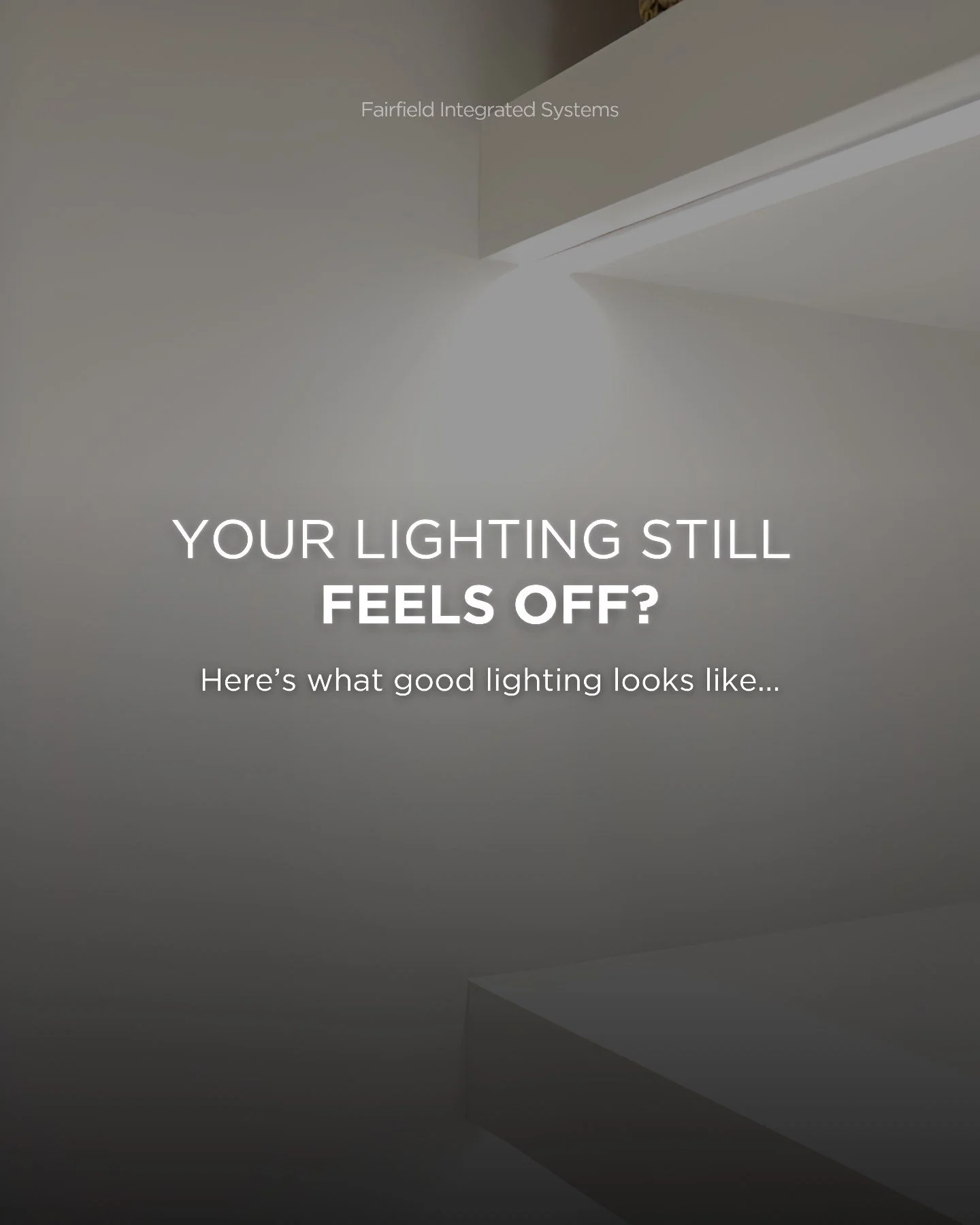 Most people get lighting wrong without realizing it.

When lighting isn&rsquo;t planned properly, spaces feel off no matter how good they look. The right setup adjusts naturally, stays balanced, and fits the moment so your home feels comfortable at a