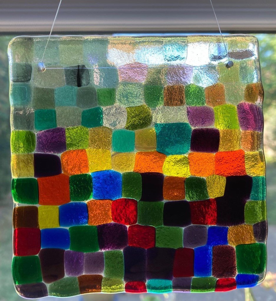 Colourful Patchwork Hanger Fused Glass.jpg