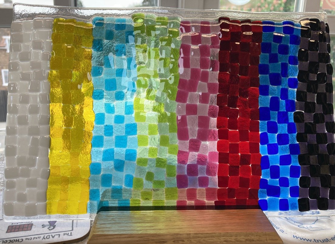 Mosaic Colour Strip in Stand Fused Glass.jpg