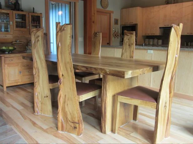 Garry Oak Dining Set