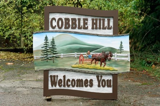 Cobble Hill Welcome Sign