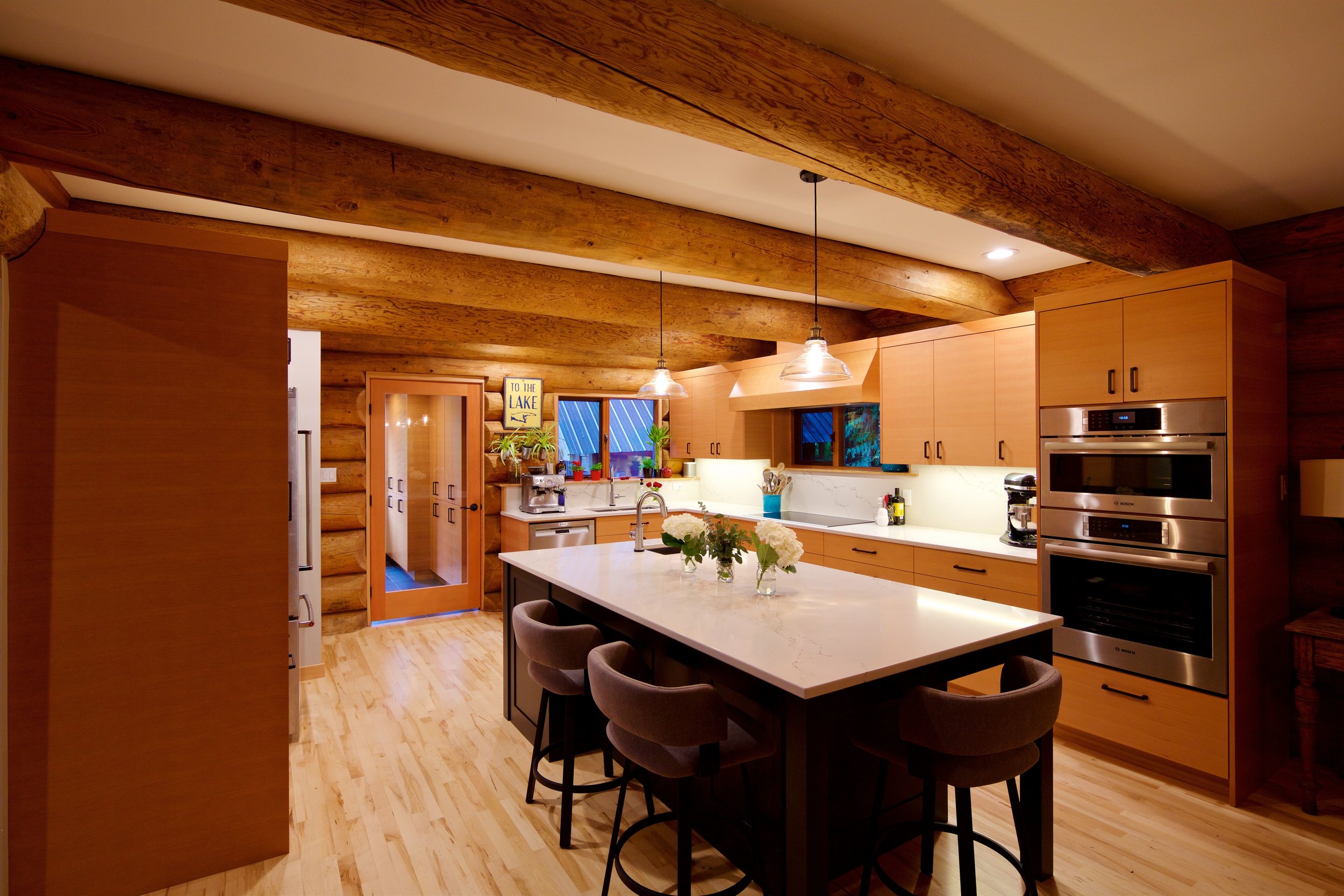 Contemporary Log House
