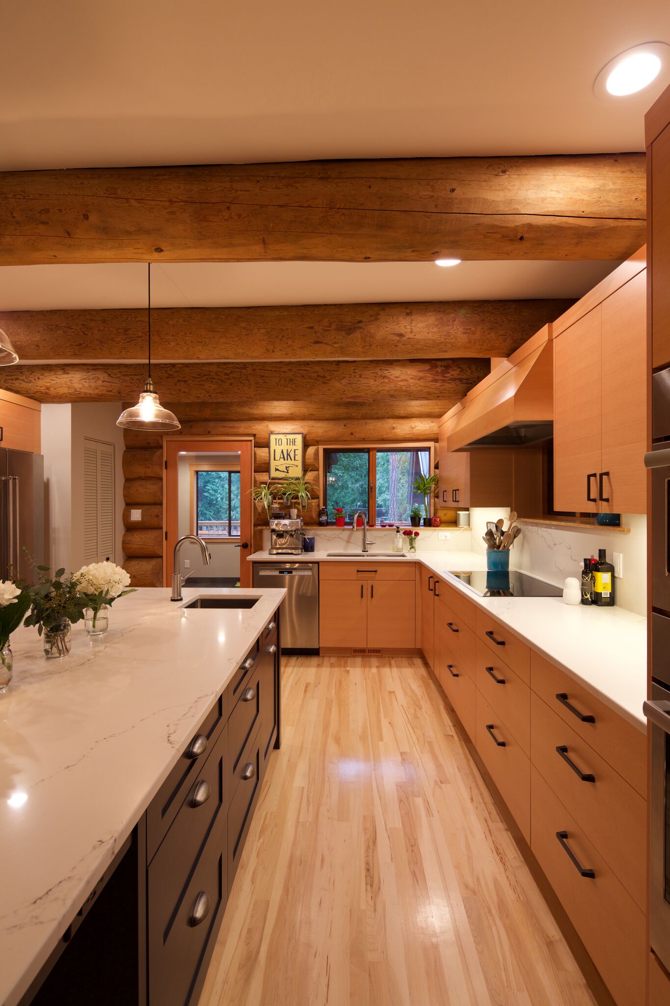 Contemporary Log House