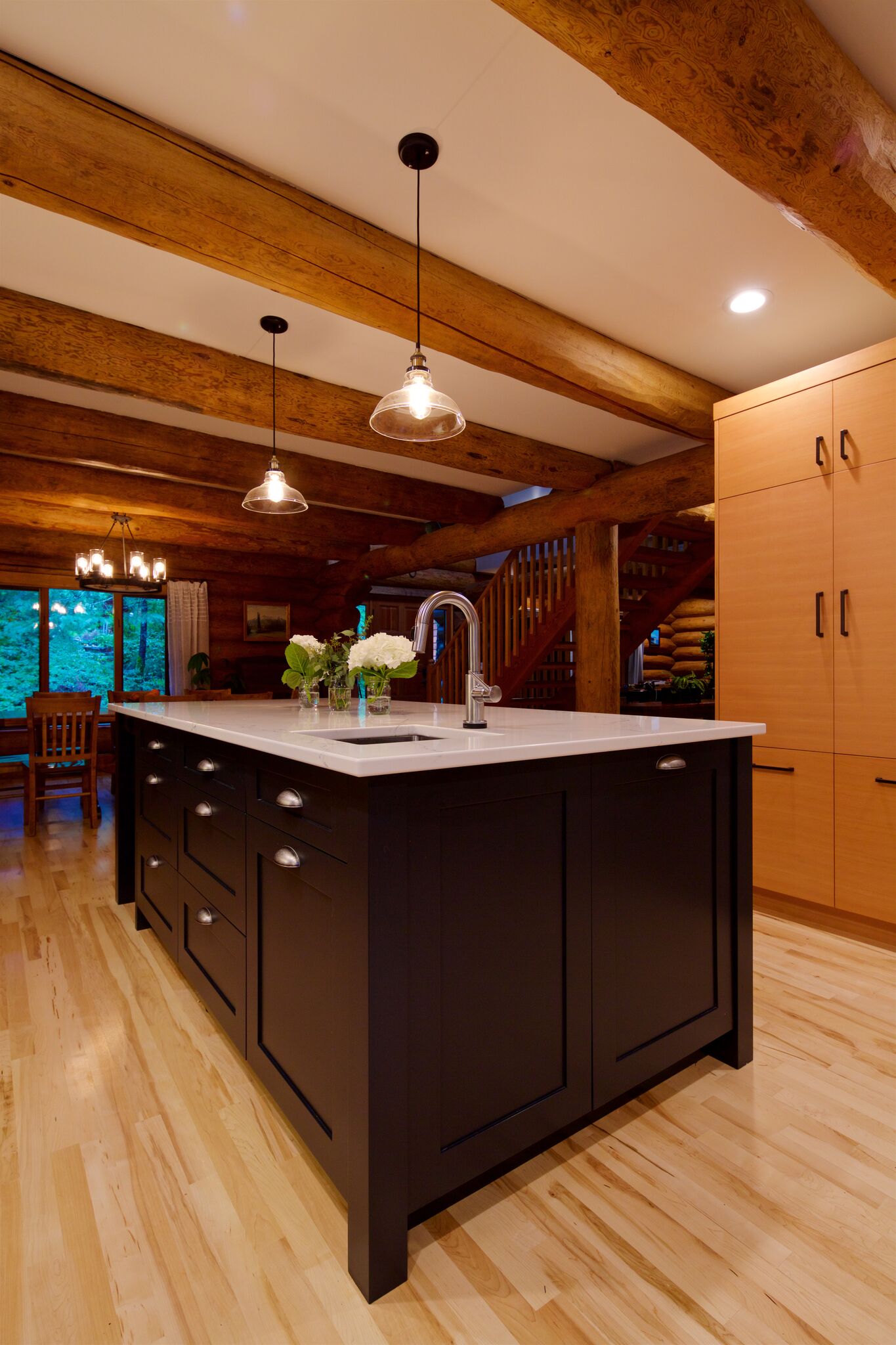 Contemporary Log House