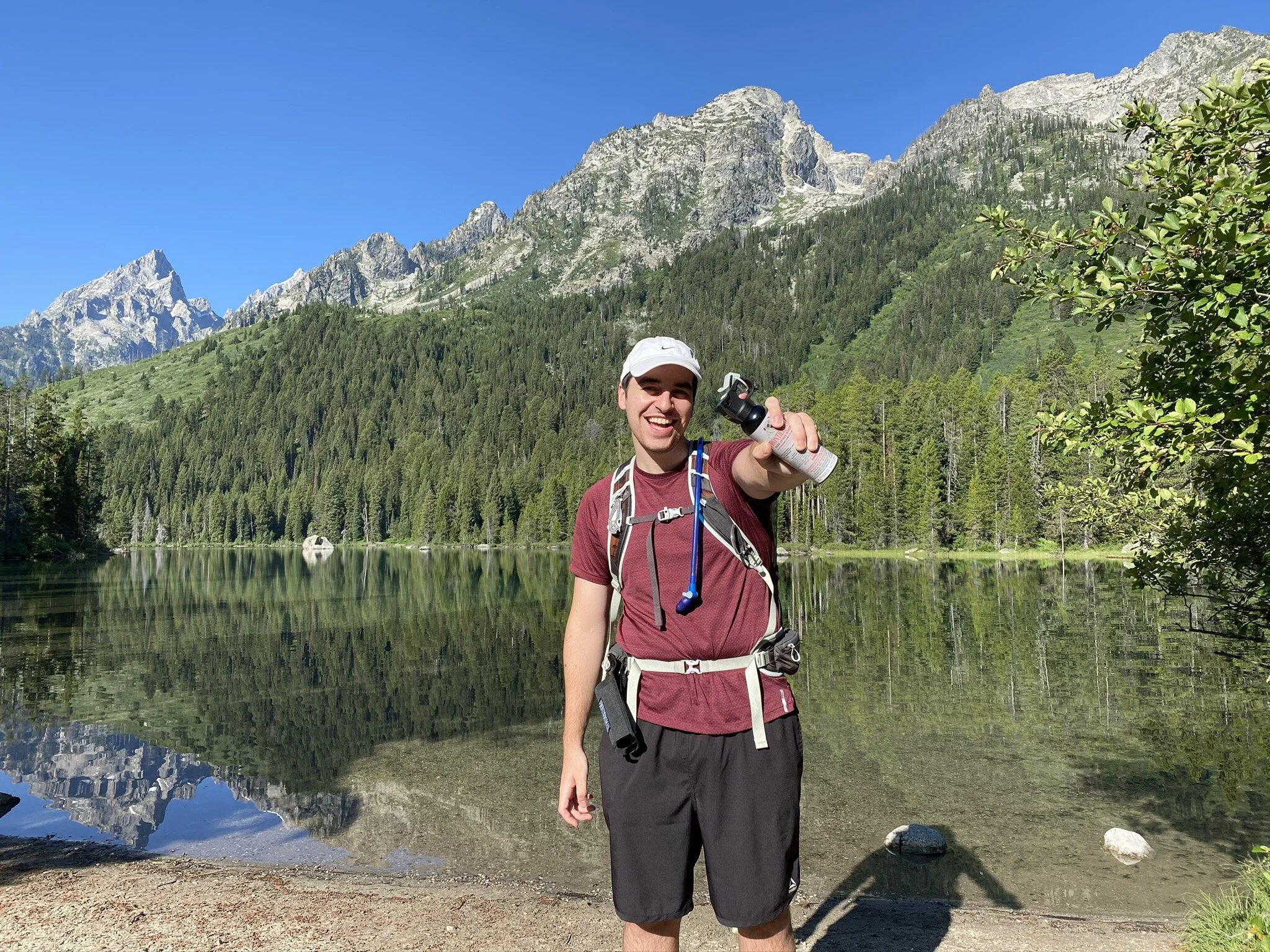 Ready to fend off any bears!