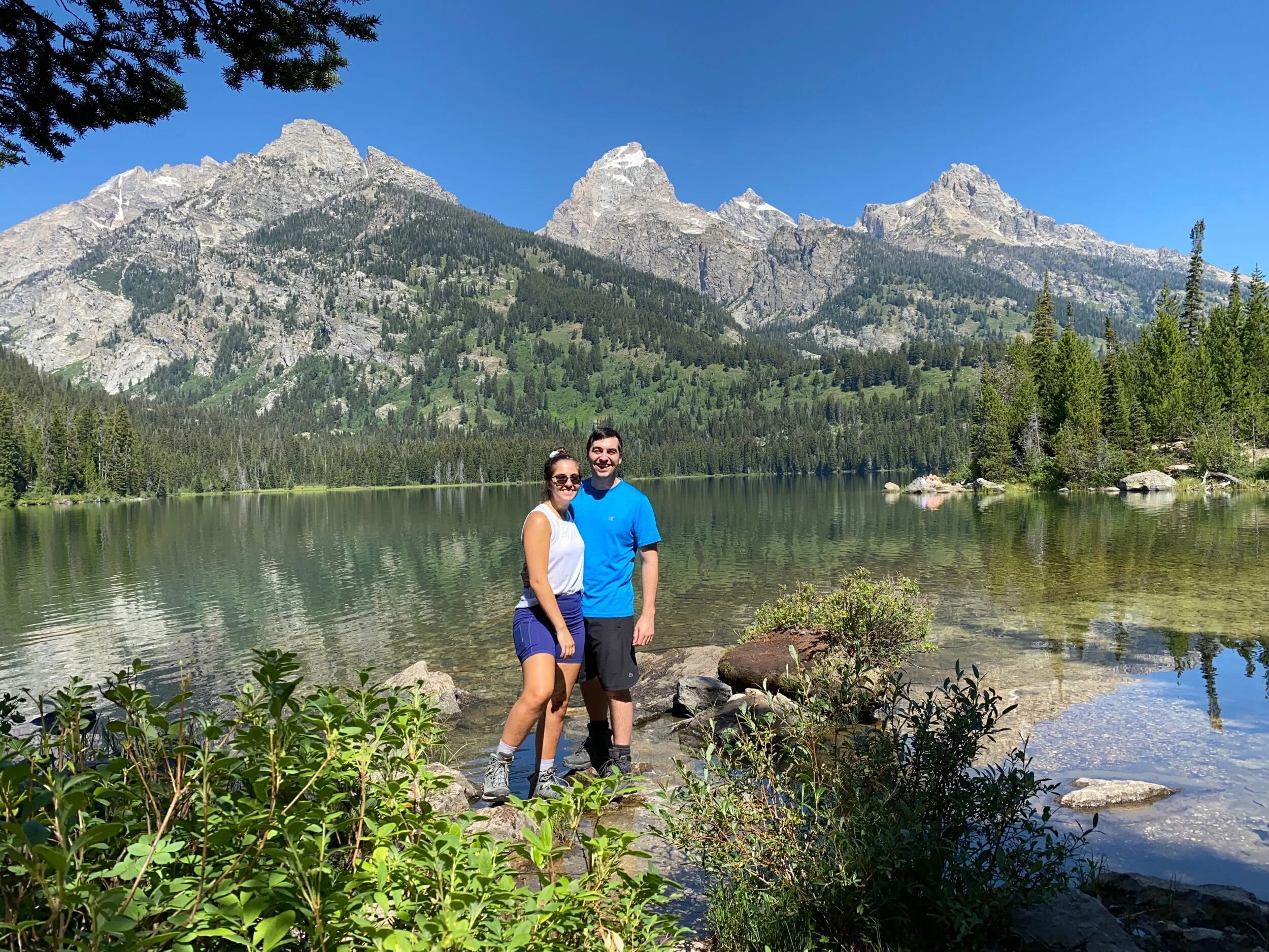A picture perfect view from Lake Taggart