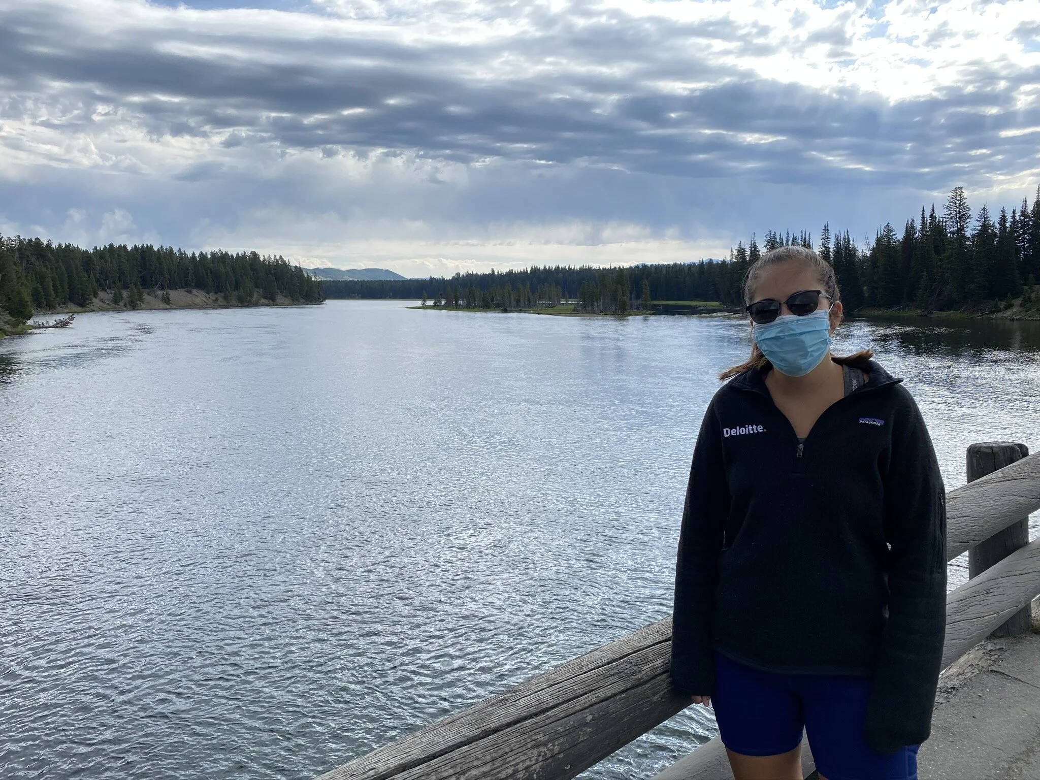 Early morning views at Fishing Bridge