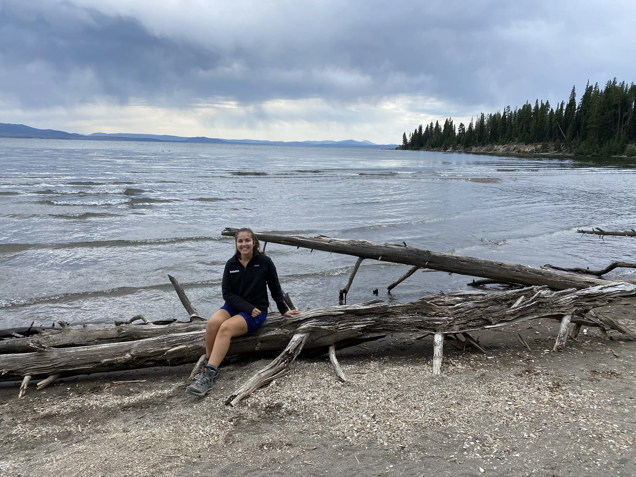 A nice beach along the Storm Point Trail