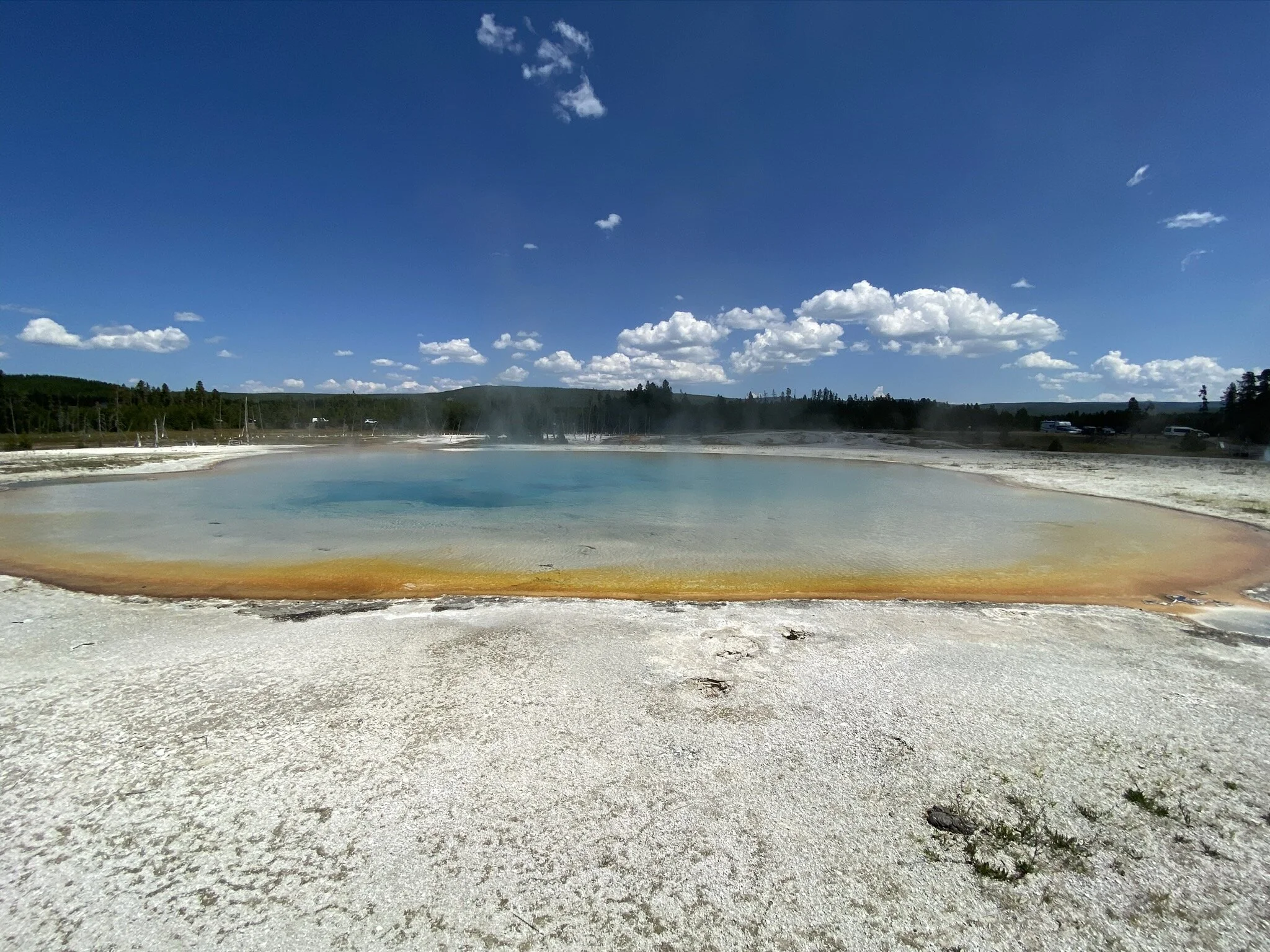 Sunset Lake definitely looks like a sunset!