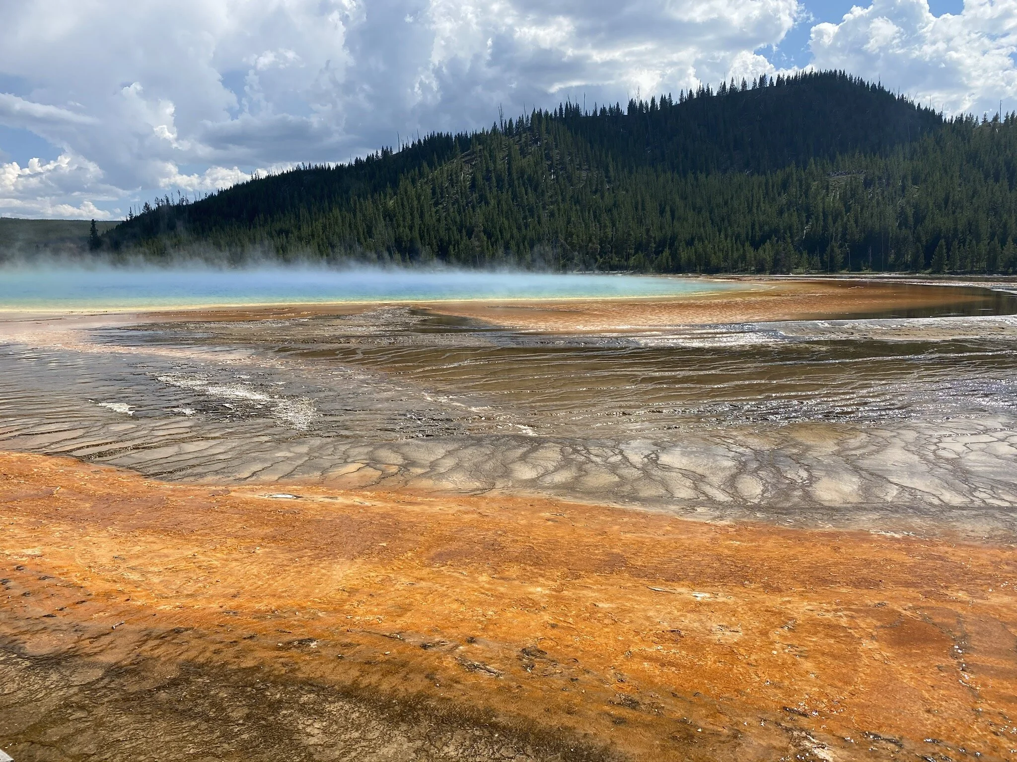 The colors of Grand Prismatic are incredible! It’s like we were on another planet!