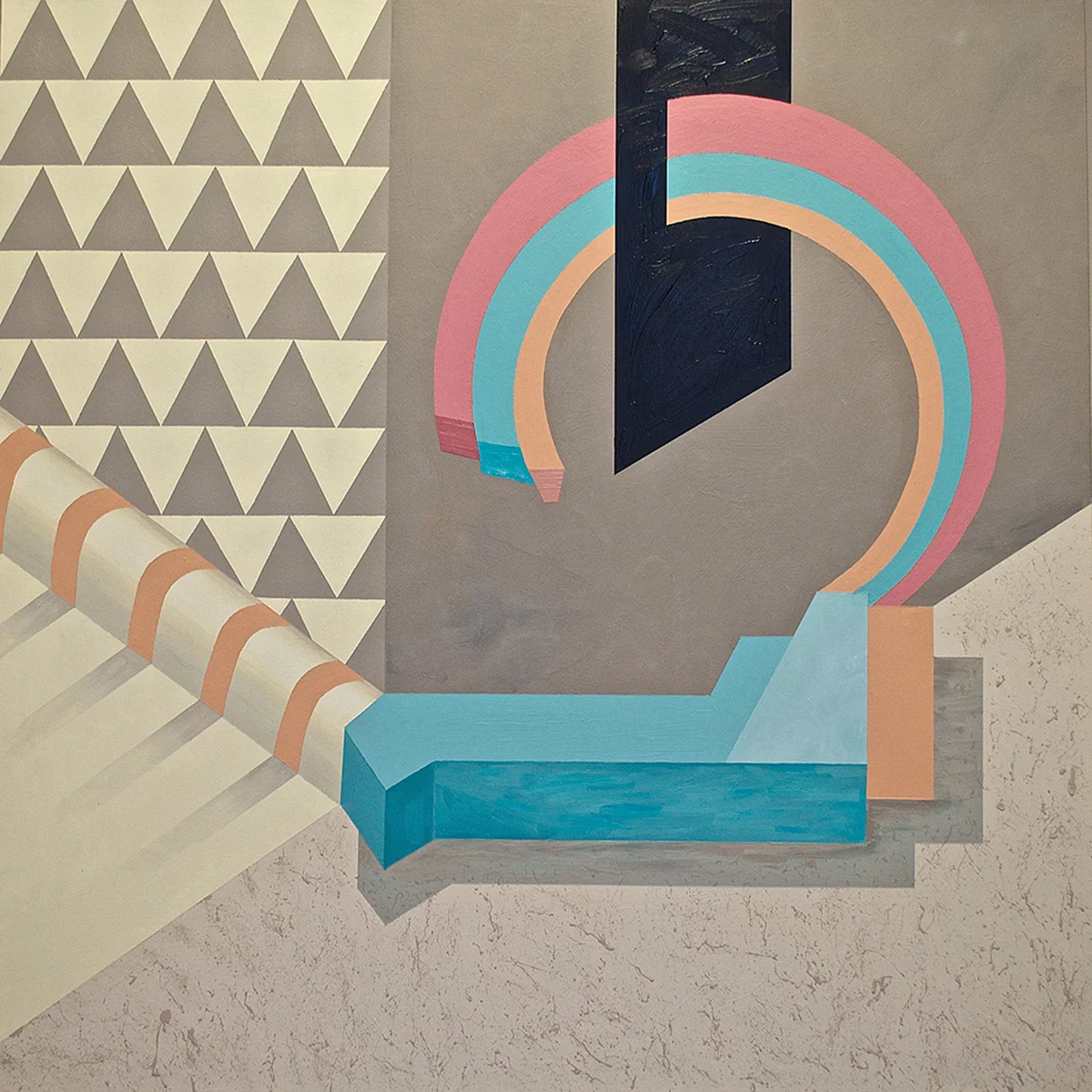 Arch Passing Through Rectangle