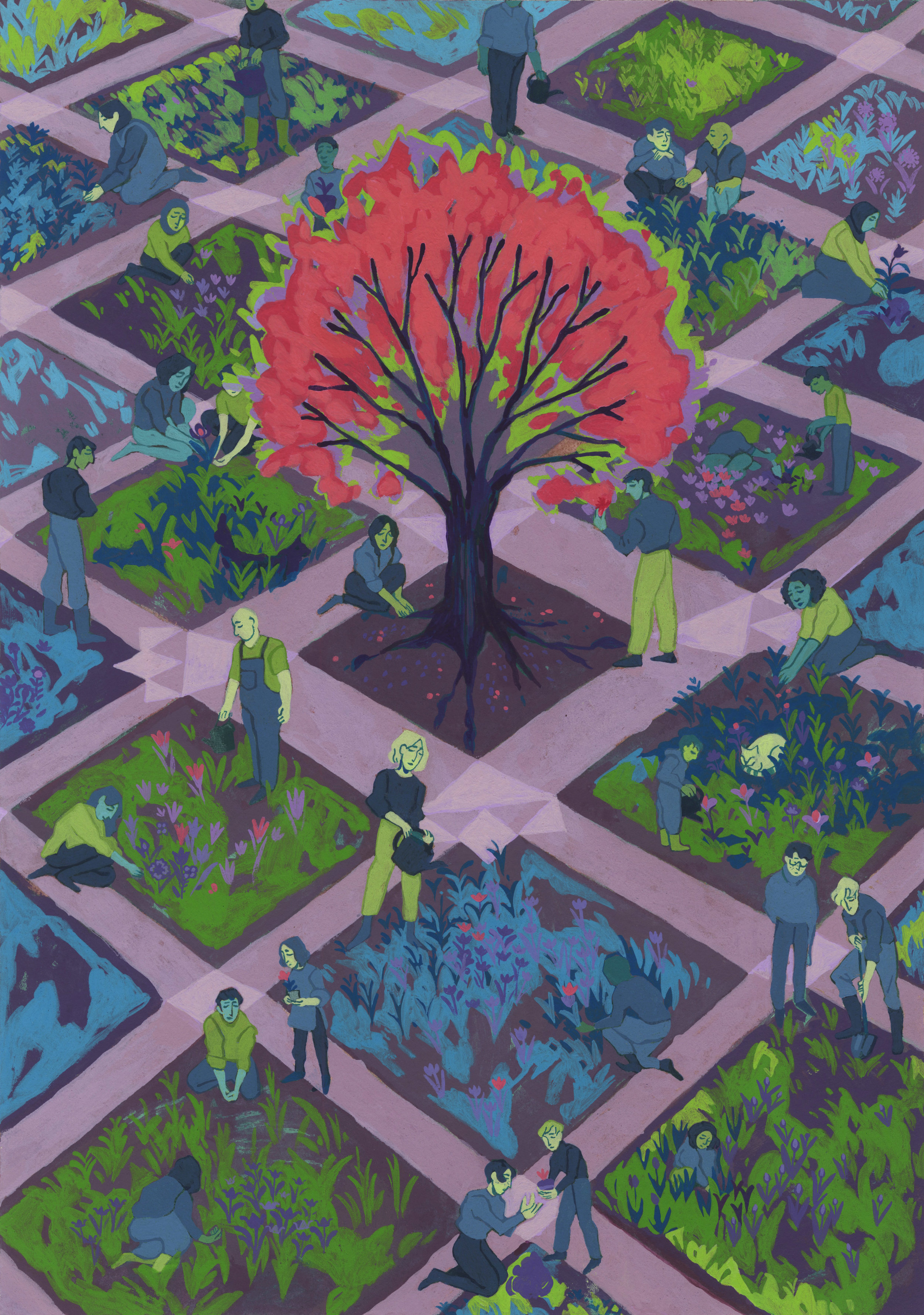 Community Garden (Quilt)