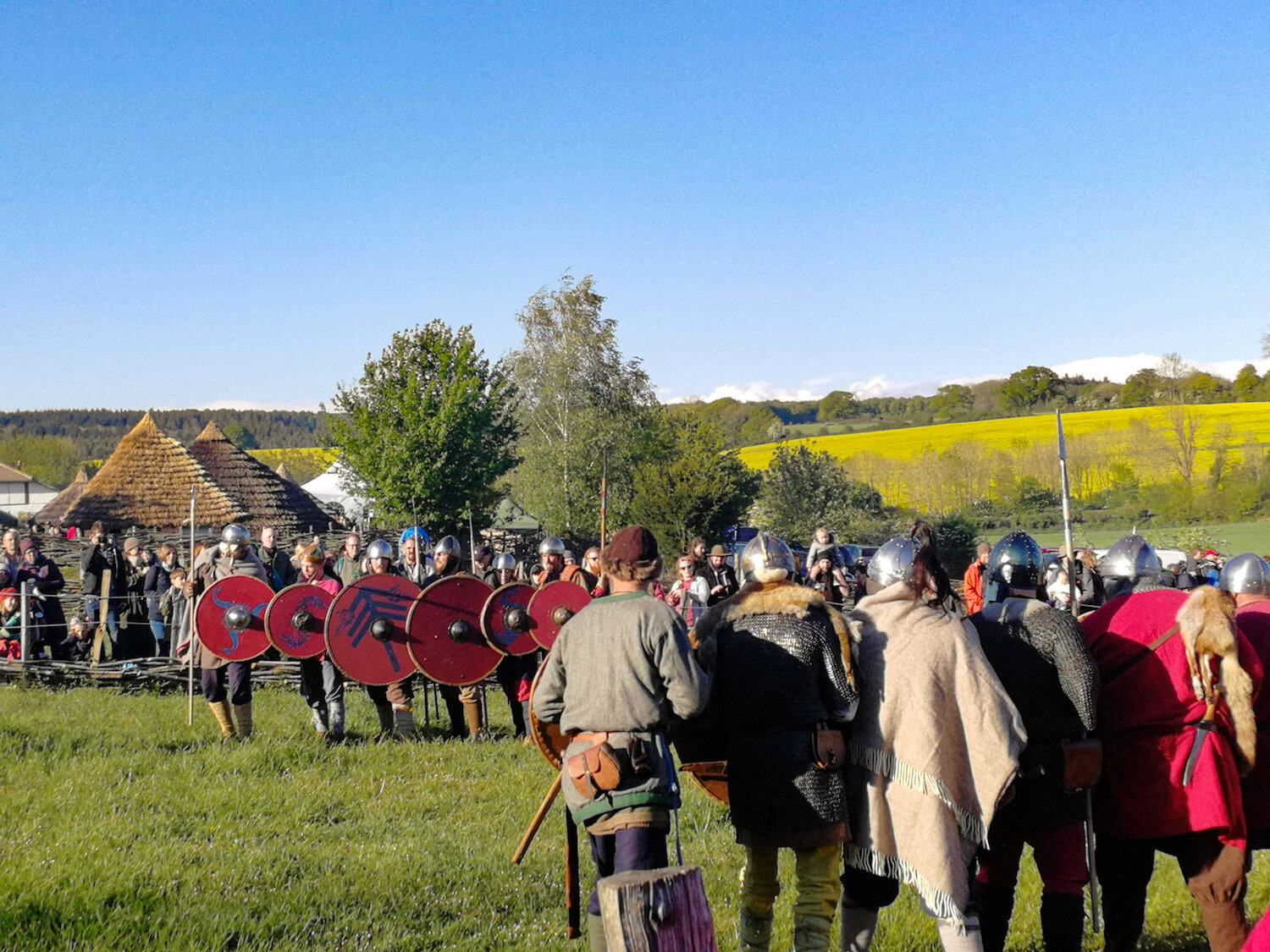 Butser Ancient Farm Saxon Viking Battle