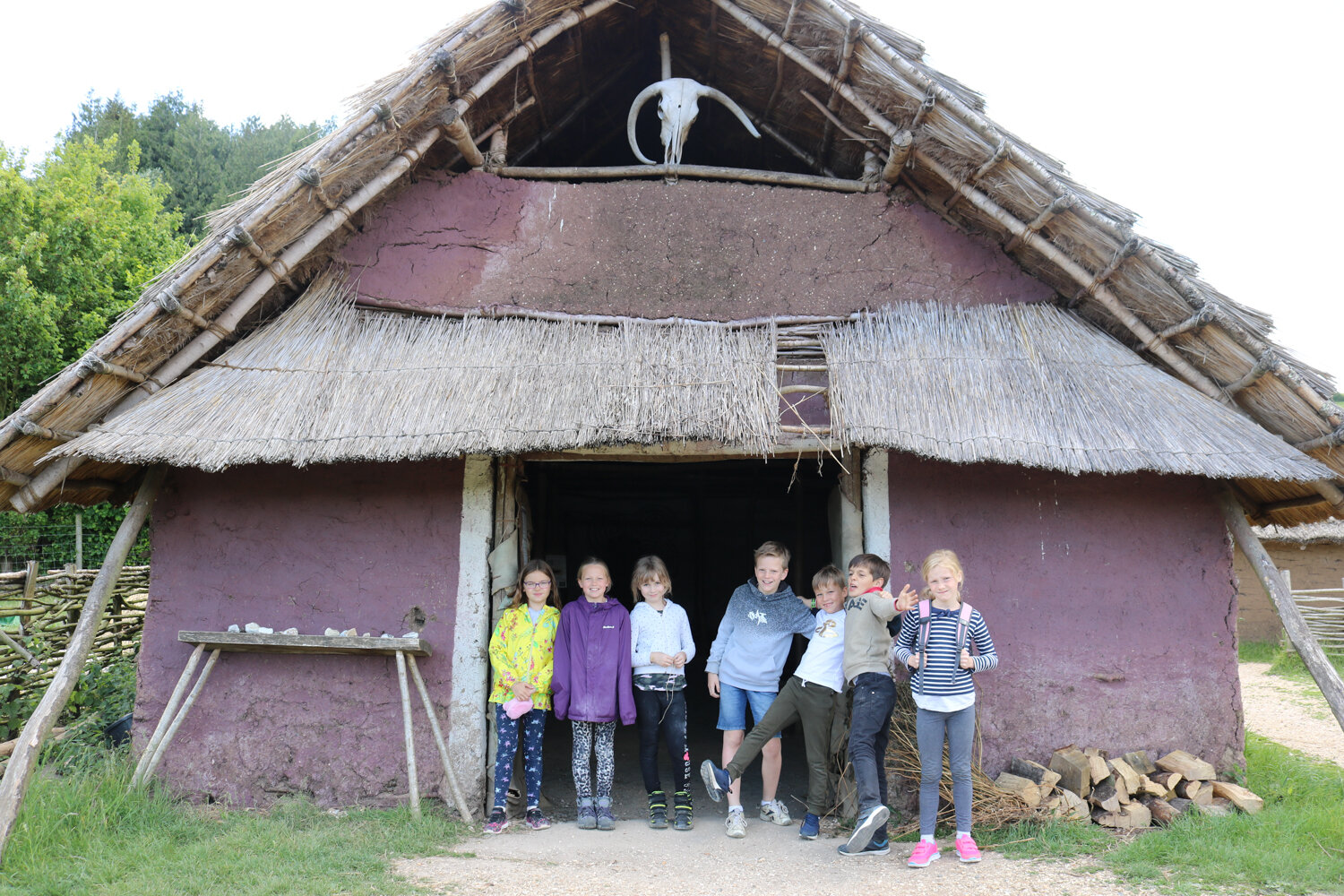 Butser Ancient Farm school trip prehistory stone age tour talk 