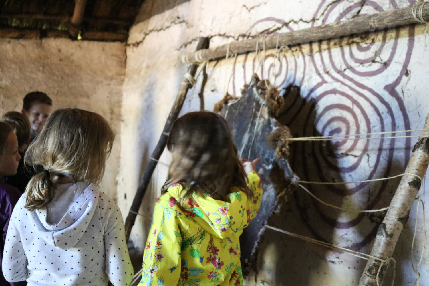 Butser Ancient Farm school trip prehistory stone age tour talk  art spiral