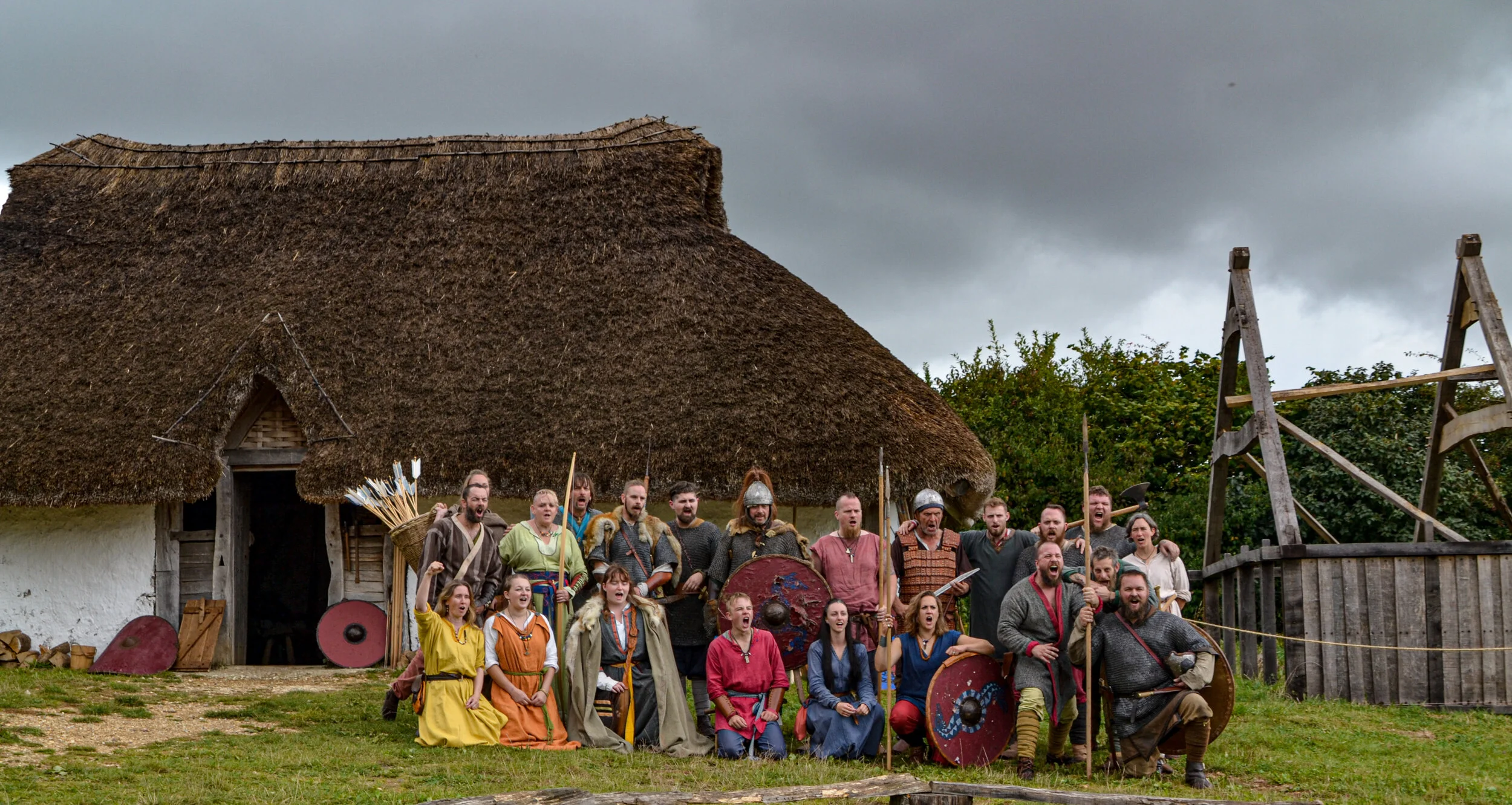 Meet the Anglo Saxons: Herigeas Hundas at Butser