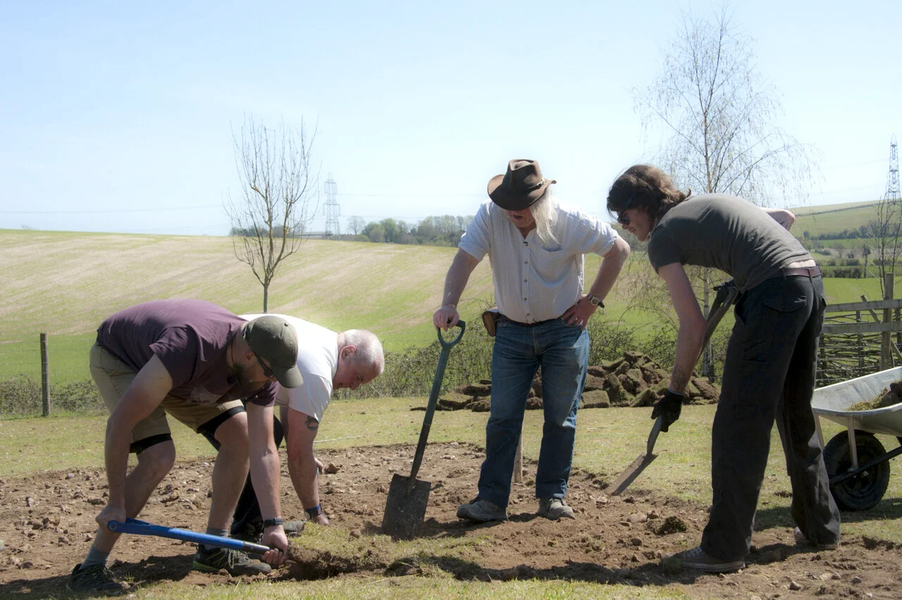 Breaking ground on the Bronze Age house 