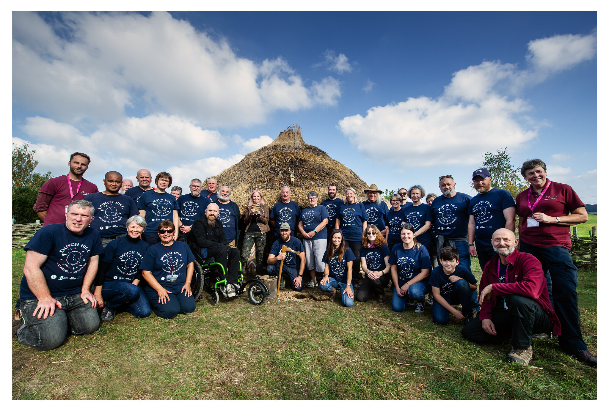 The Build Team plus Professor Alice Roberts, Phil Harding, Stuart Prior and Butser Directors