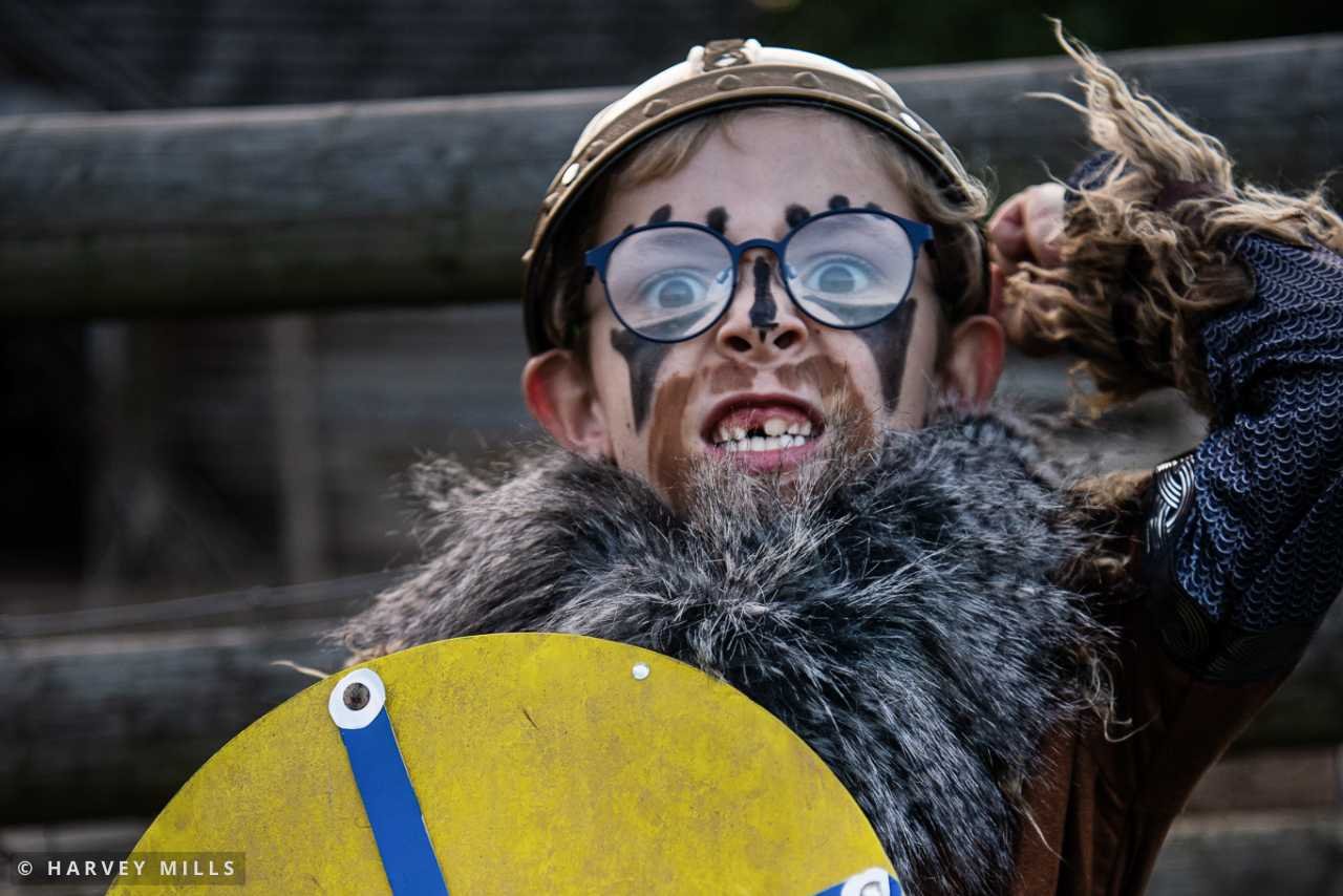 Child Dressed as Viking