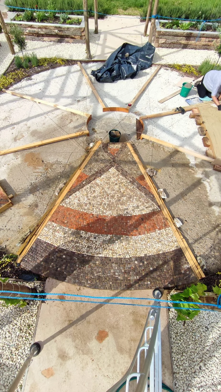 A new mosaic for our Roman garden! 