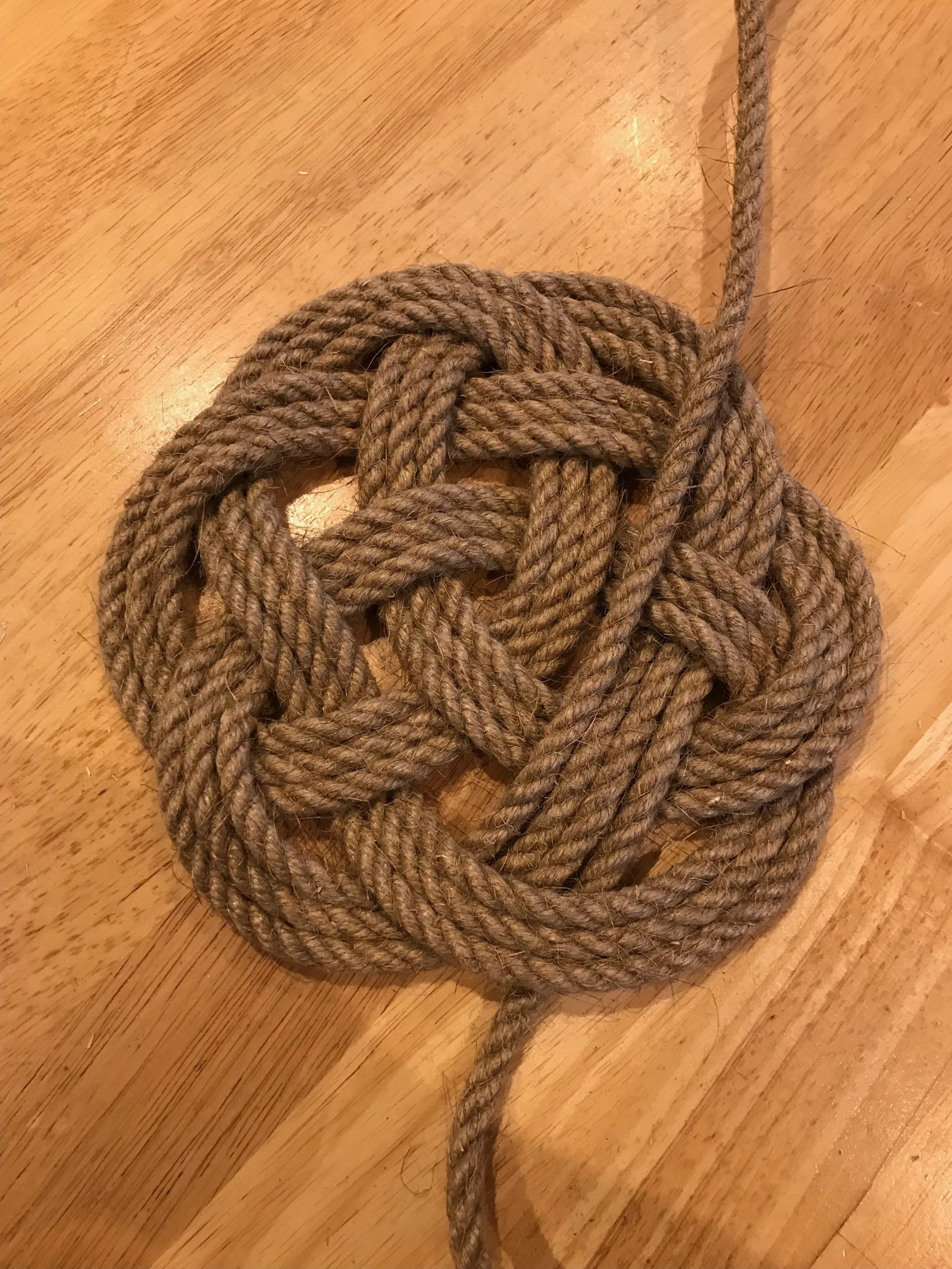 Rope Trivet Making