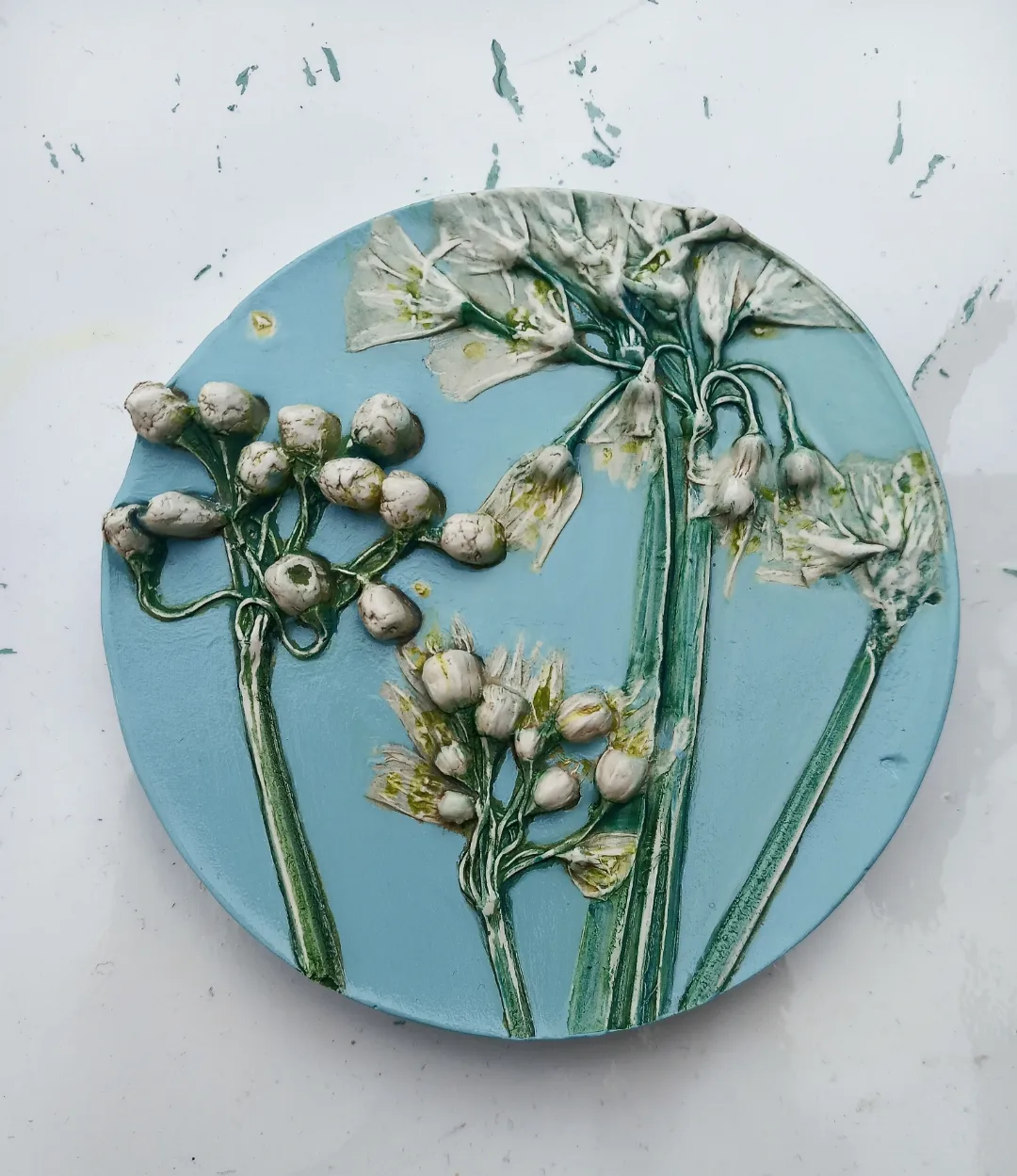 Botanical Relief Roundel &amp; Mini Cast